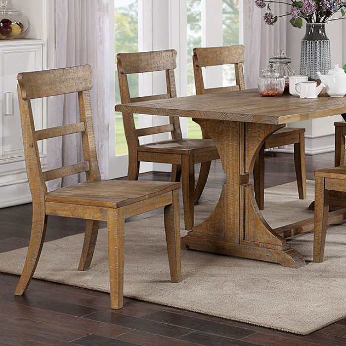 Leonidas Natural Tone Dining Table - Ornate Home