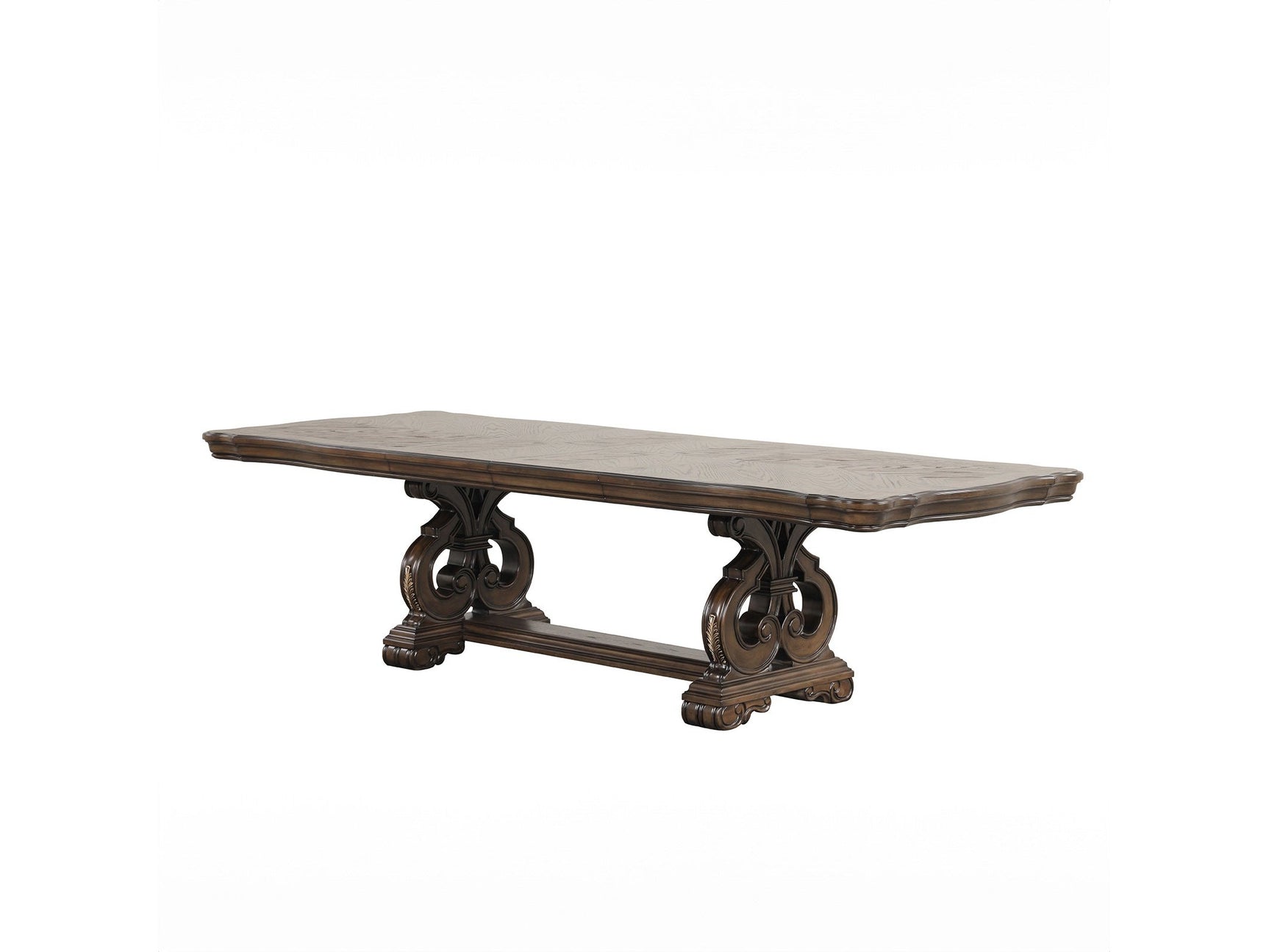 Leovanni Dark Brown Dining Table - Ornate Home