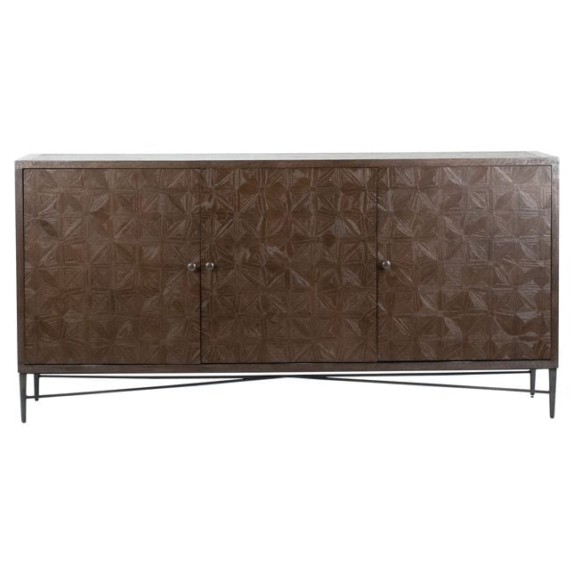 Lester Dark Brown Sideboard - Ornate Home