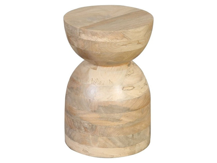 Leston Natural Side Table - Ornate Home