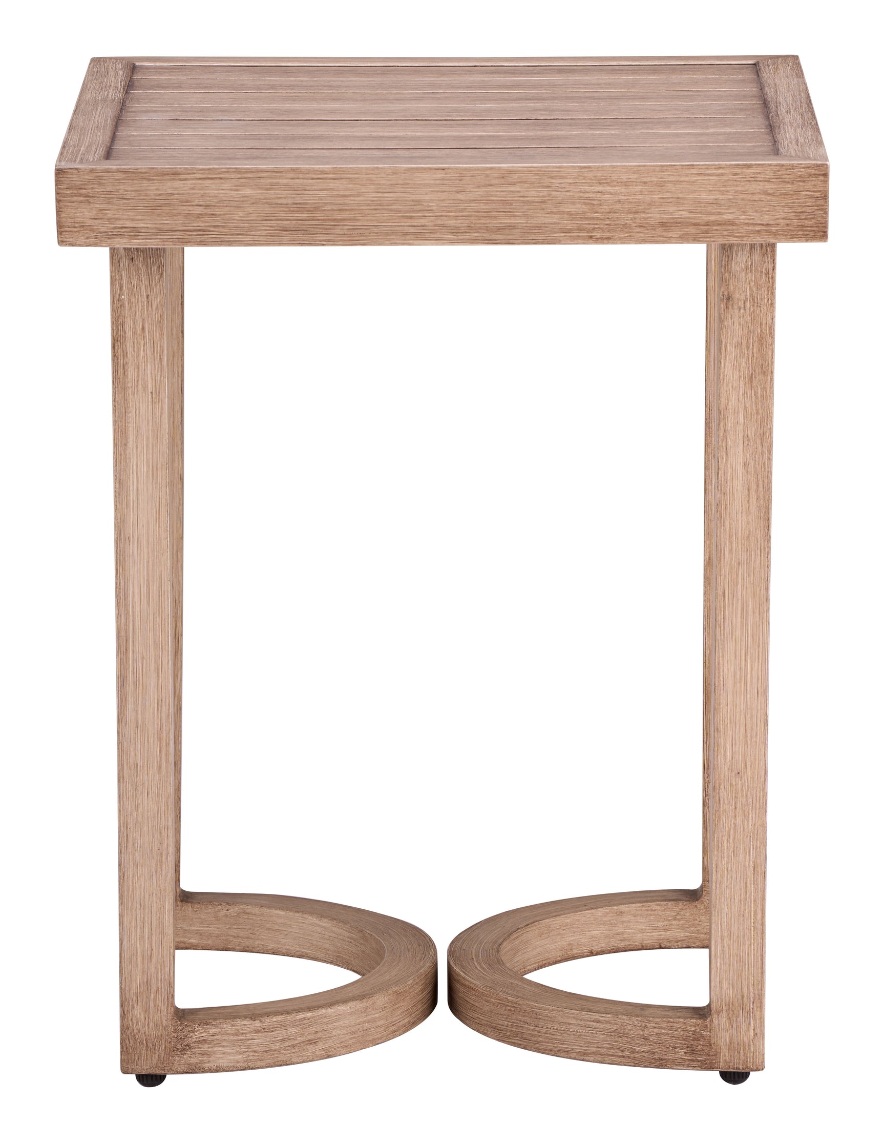 Leto Brown Outdoor Side Table - Ornate Home