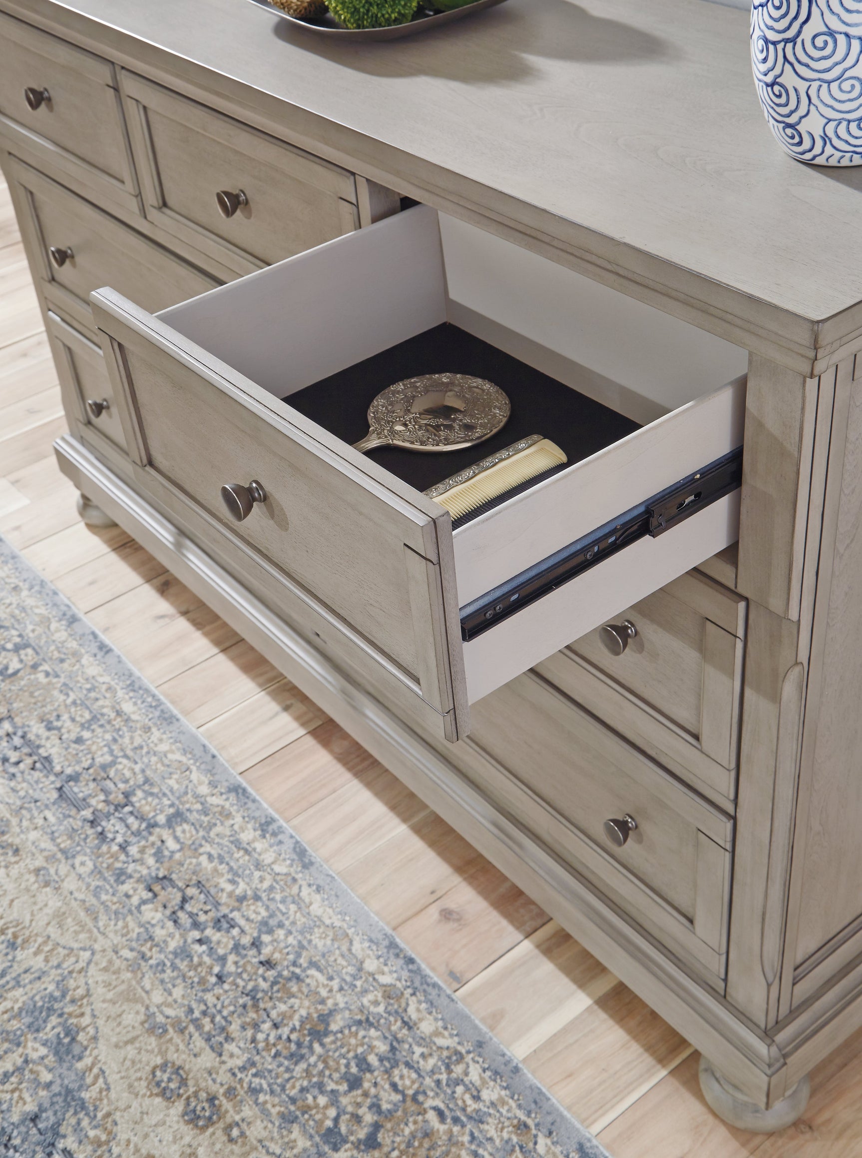 Lettner Light Gray Dresser - Ornate Home