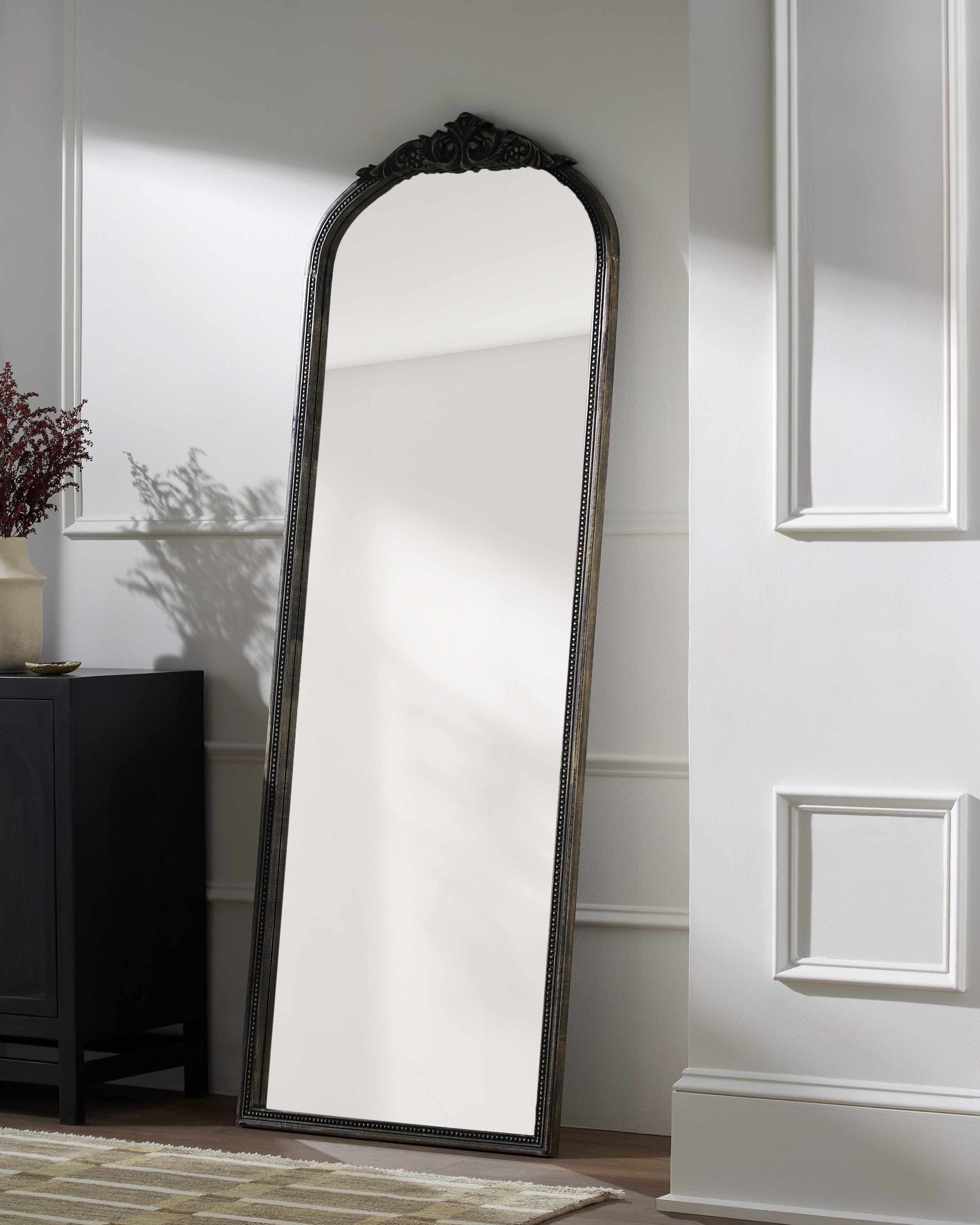 Leutesdorf Dark Red Full Length Mirror - Ornate Home