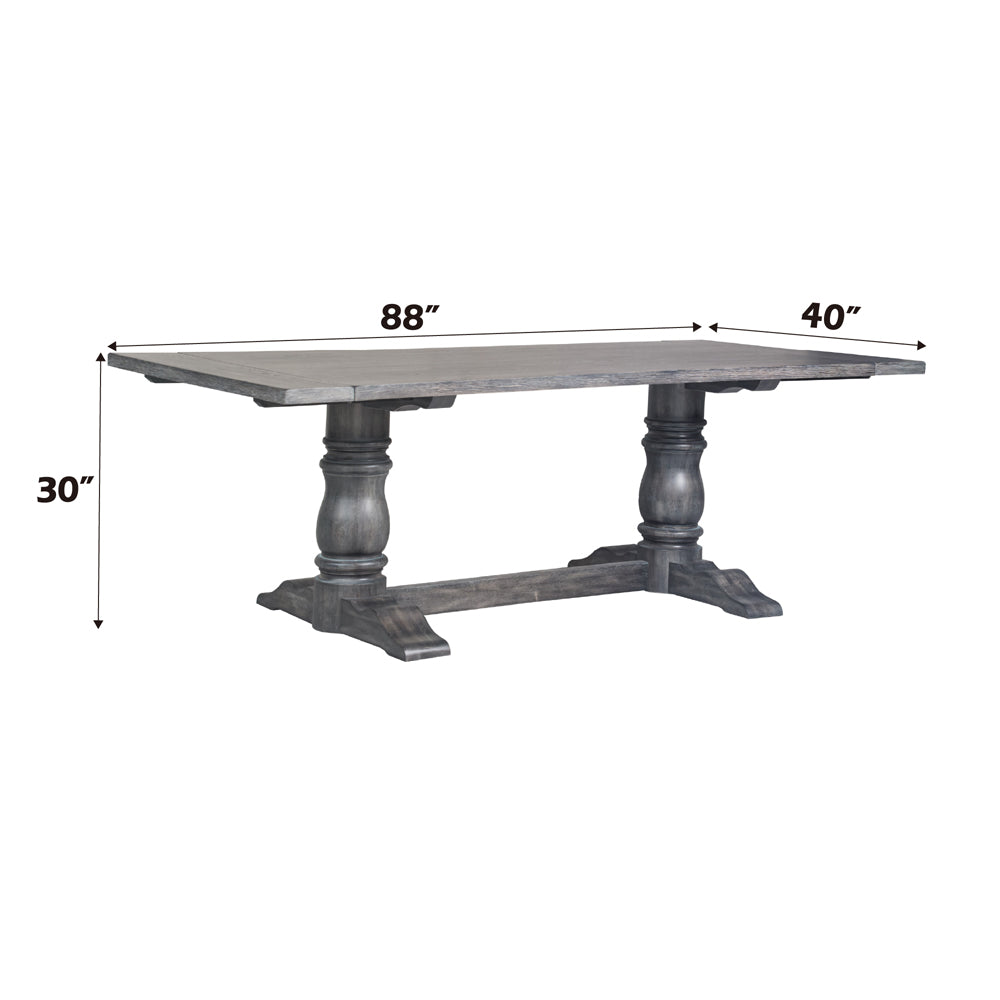 Leventis Weathered Gray Dining Table - Ornate Home
