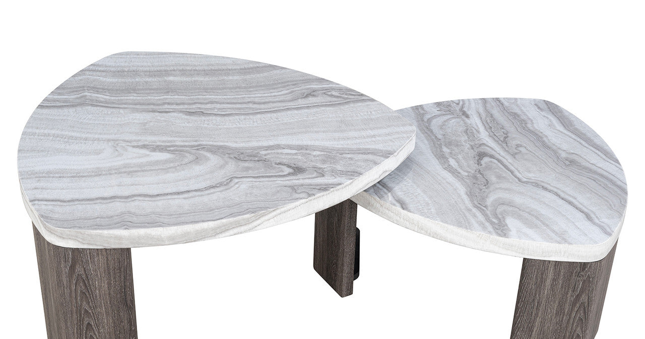 Levis Gray Nesting Cocktail Table - Ornate Home
