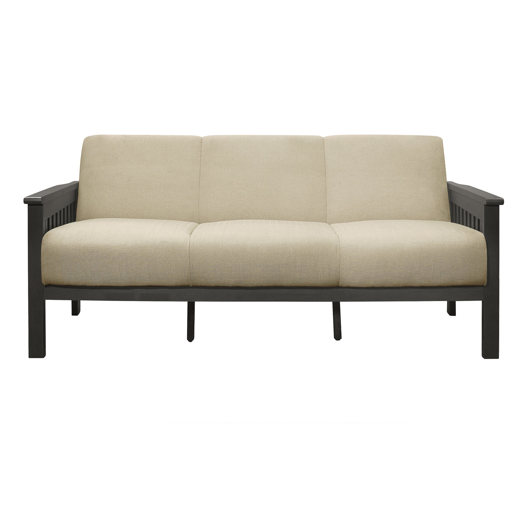 Lewiston Antique Gray / Brown Sofa & Loveseat - Ornate Home