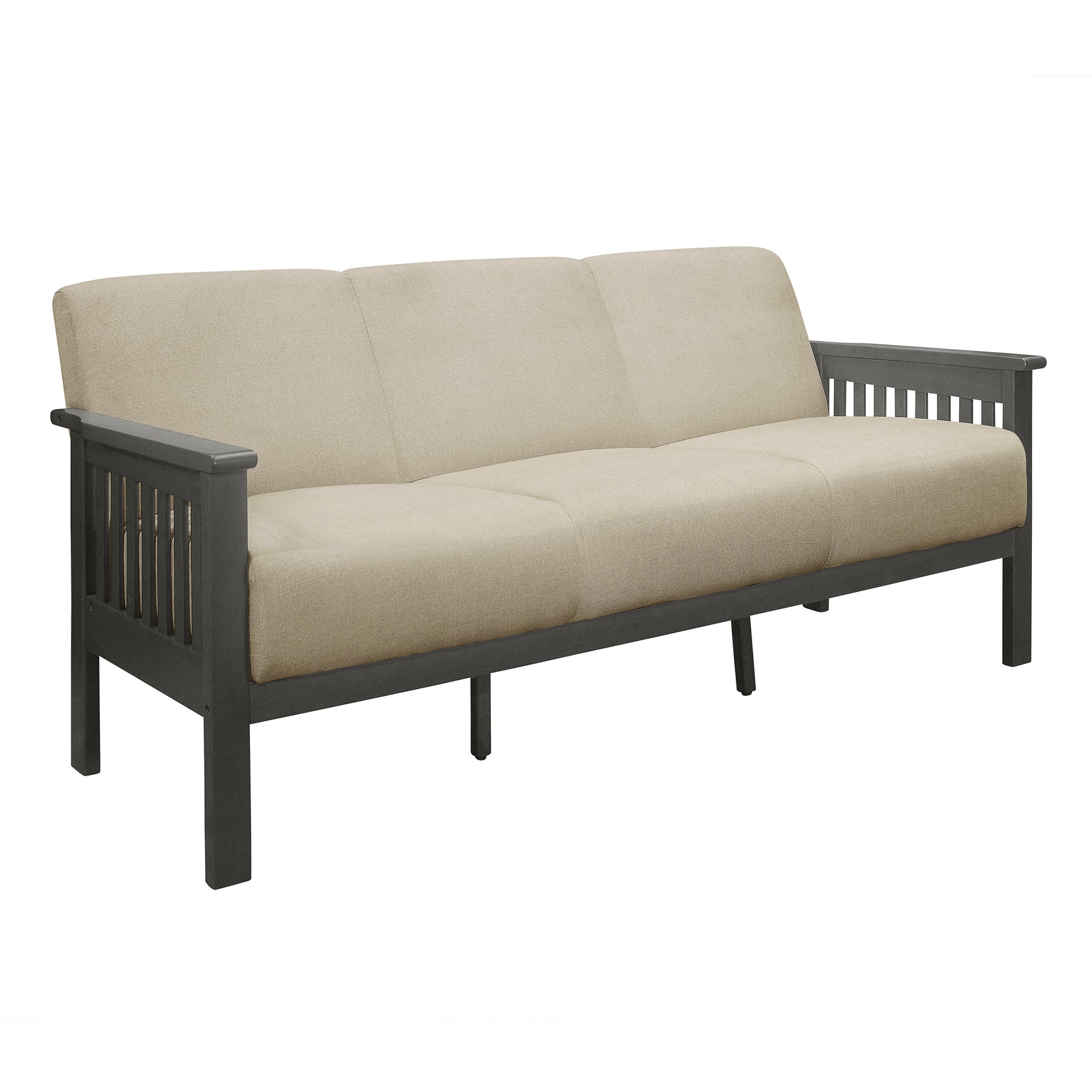 Lewiston Antique Gray / Brown Sofa & Loveseat - Ornate Home