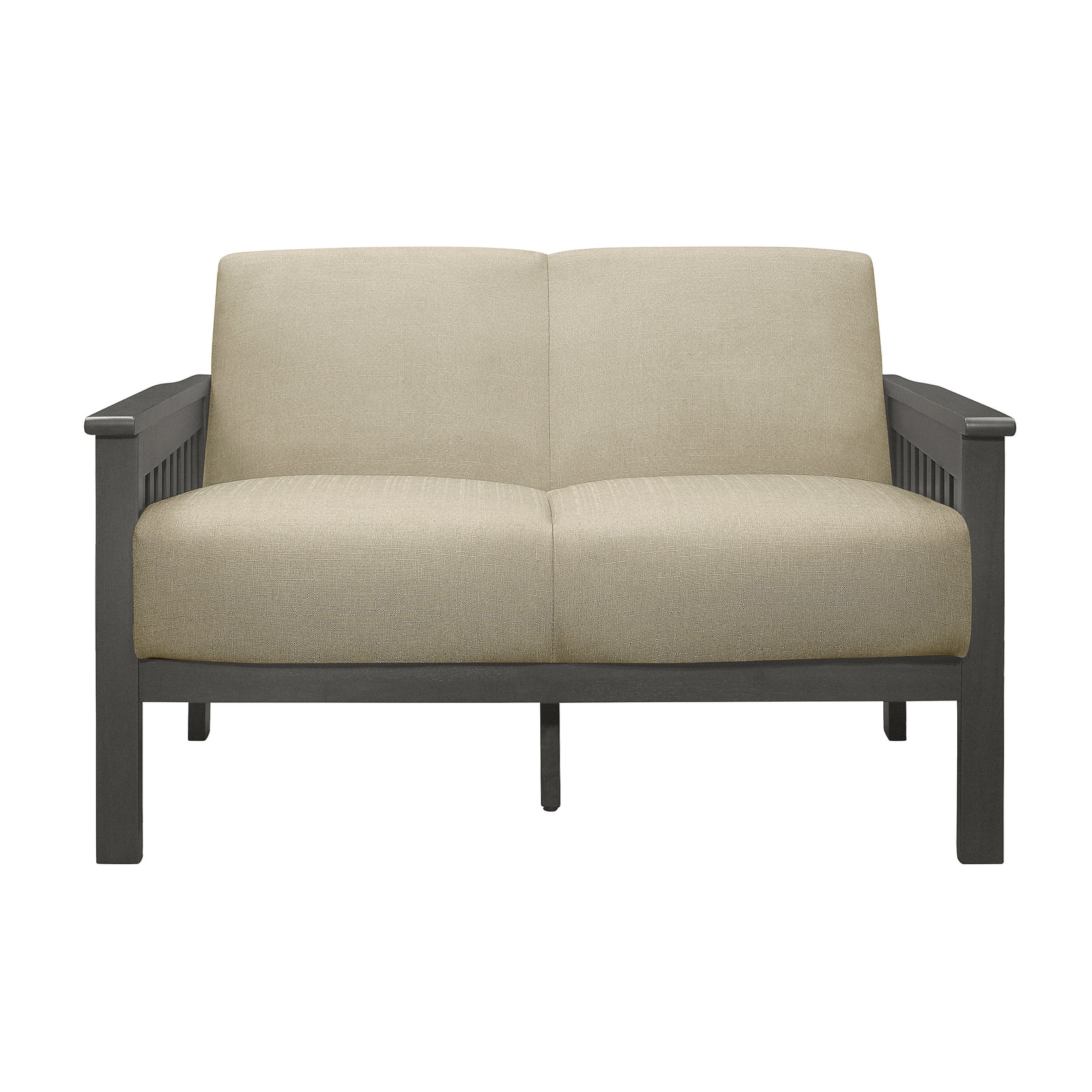 Lewiston Antique Gray / Brown Sofa & Loveseat - Ornate Home