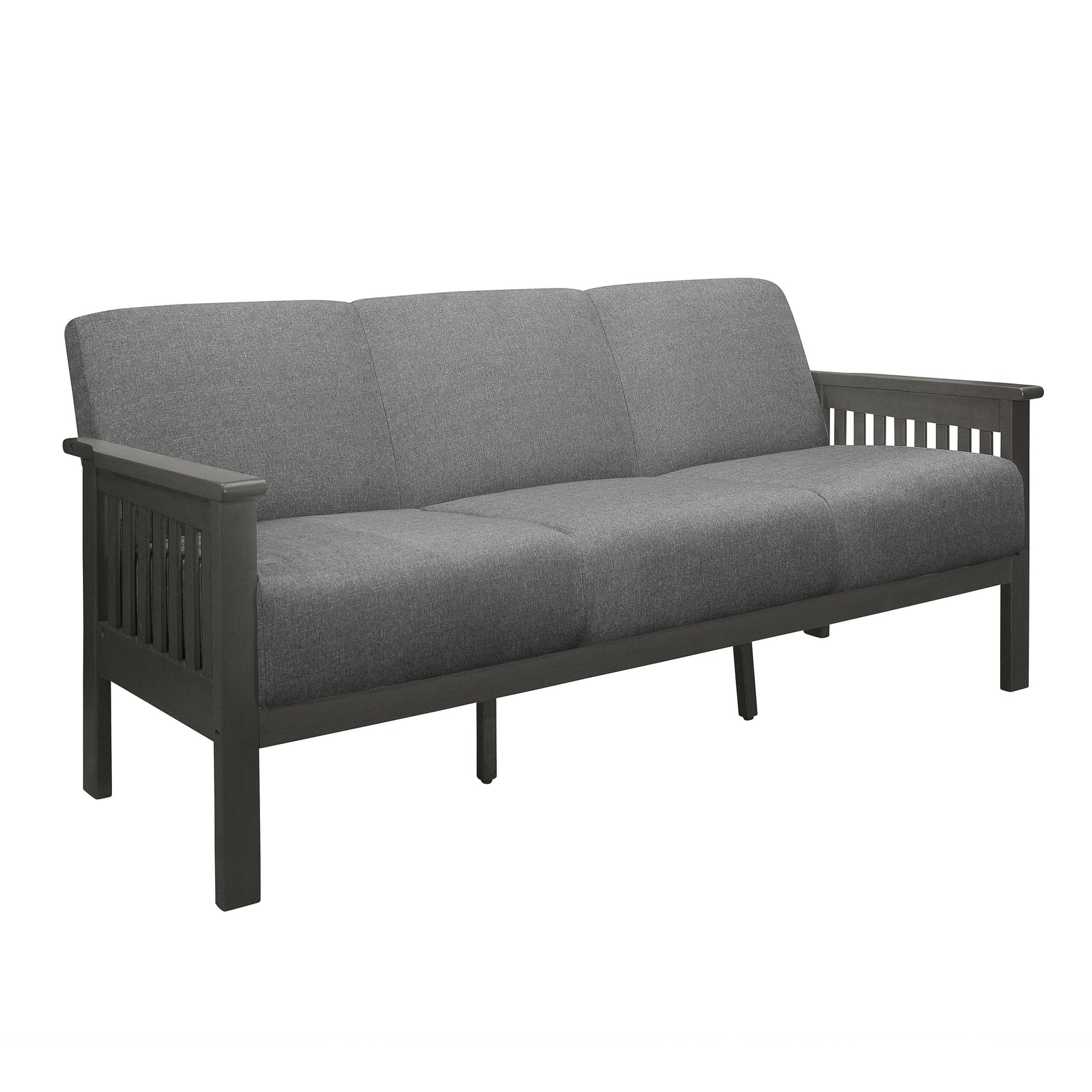 Lewiston Antique Gray / Gray Sofa & Loveseat - Ornate Home