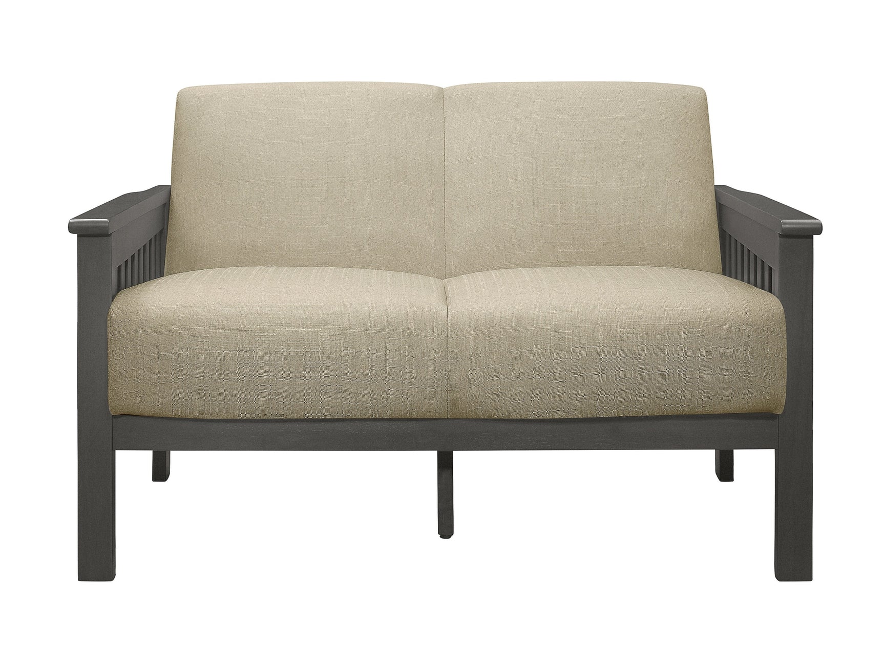 Lewiston Brown Loveseat - Ornate Home