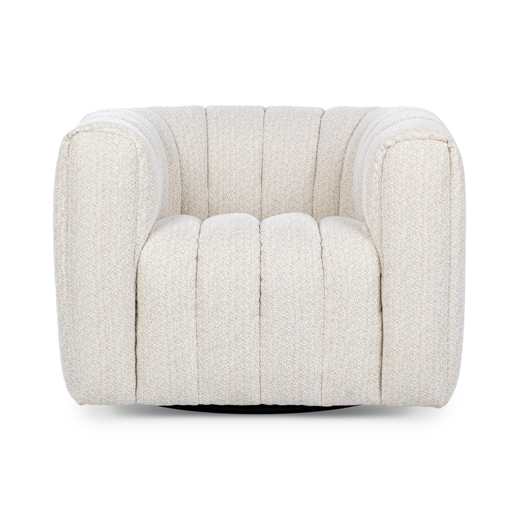 Lexa Cream Swivel Chair - Ornate Home