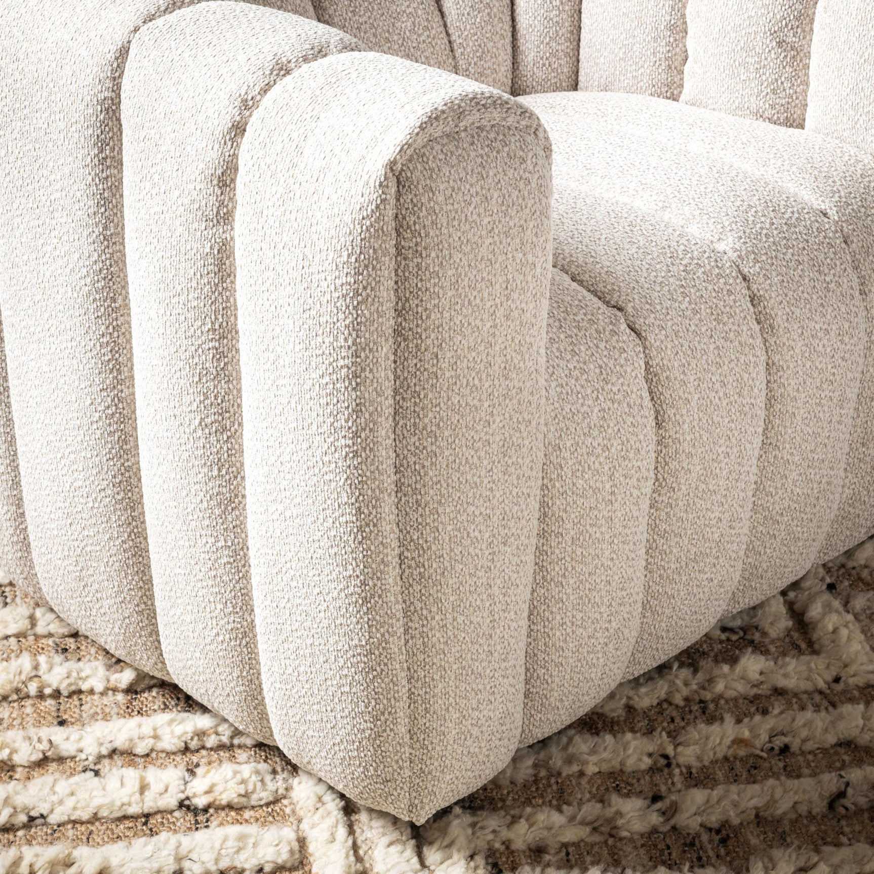 Lexa Cream Swivel Chair - Ornate Home