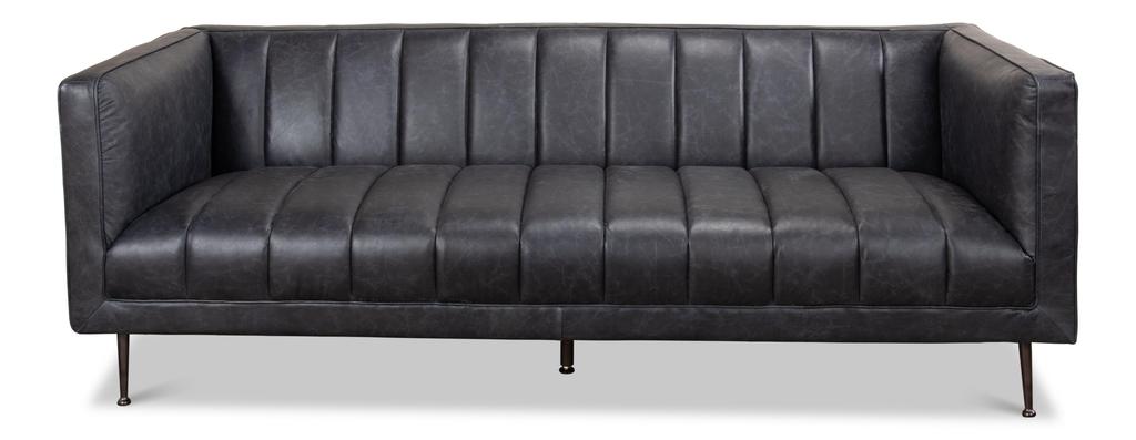 Lexington Grey Sofa Leather - Ornate Home