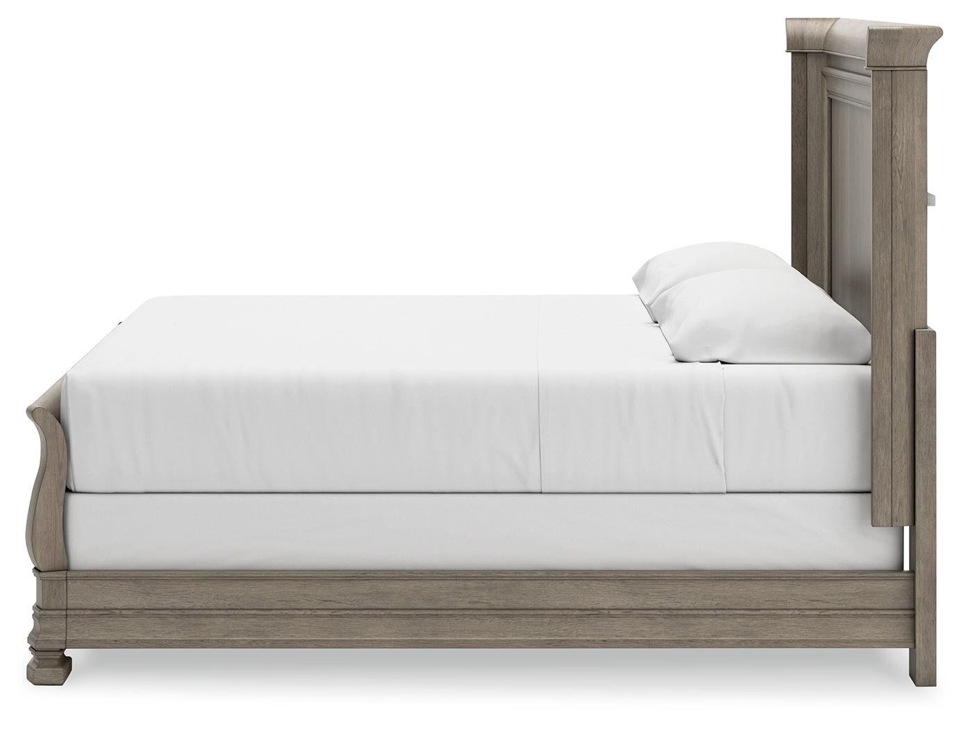 Lexorne Gray King Sleigh Bed (Online Special Price) - Ornate Home