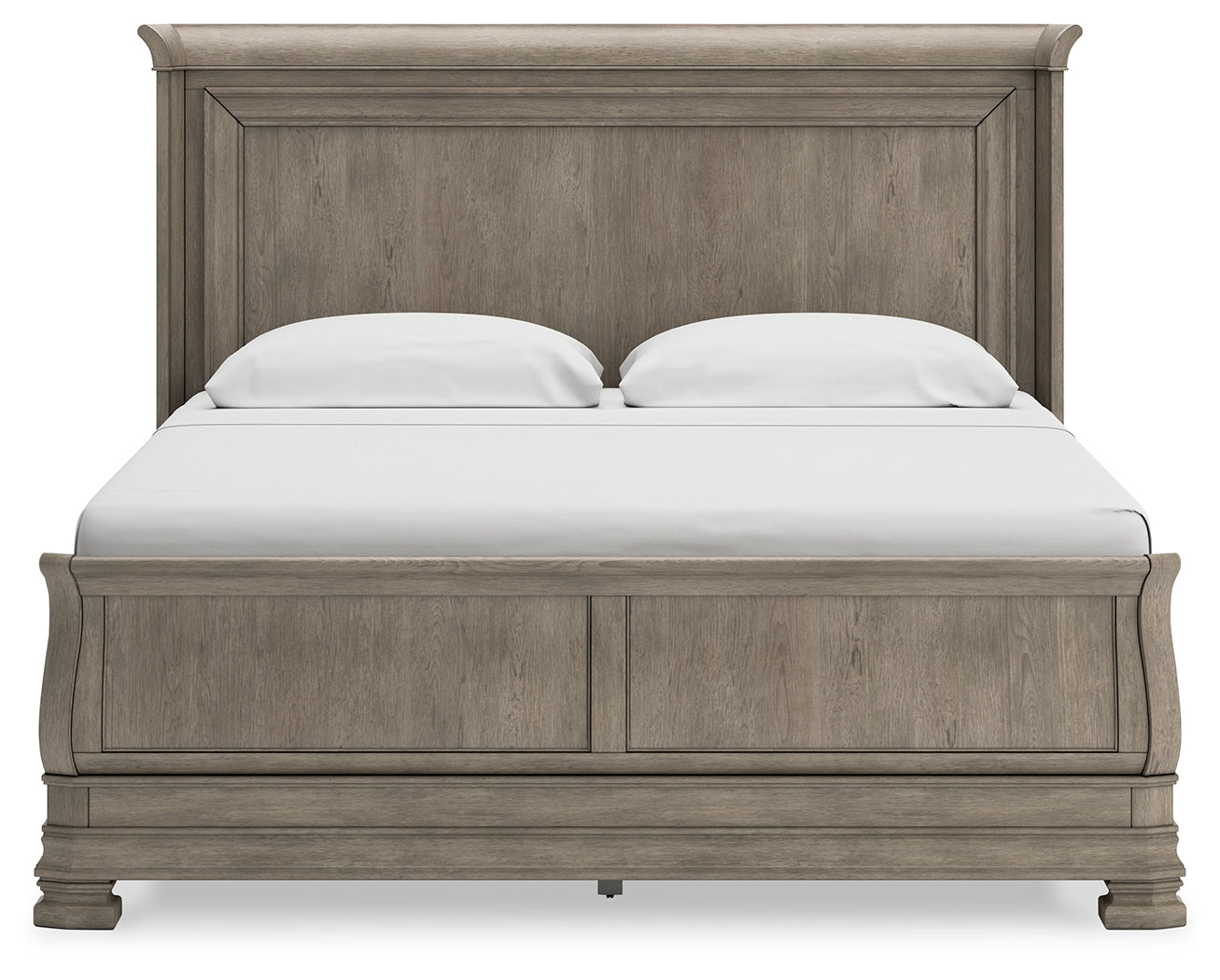 Lexorne Gray King Sleigh Bed (Online Special Price) - Ornate Home