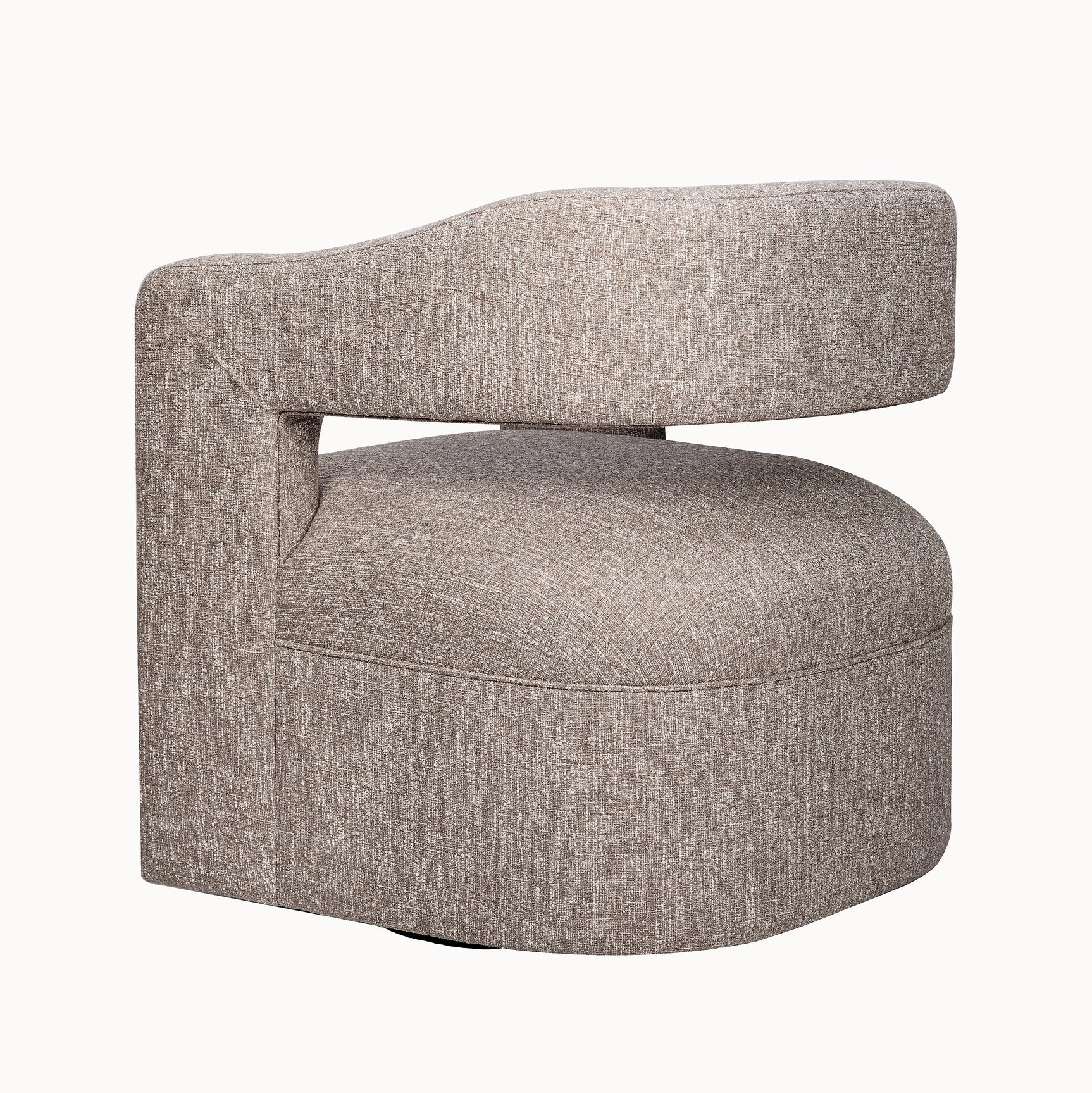 Lexy Choco Swivel Accent Chair - Ornate Home