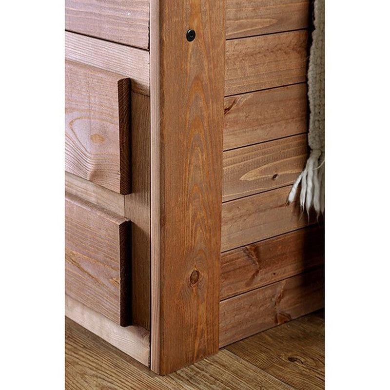 Lia Mahogany Twin Captain Bed - Ornate Home