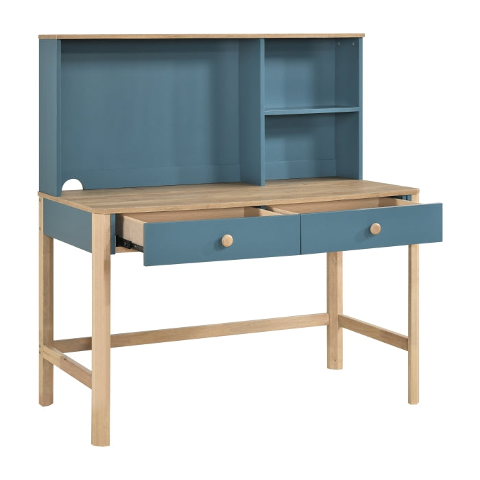 Liam Blue Hutch For Writing Desk - Ornate Home