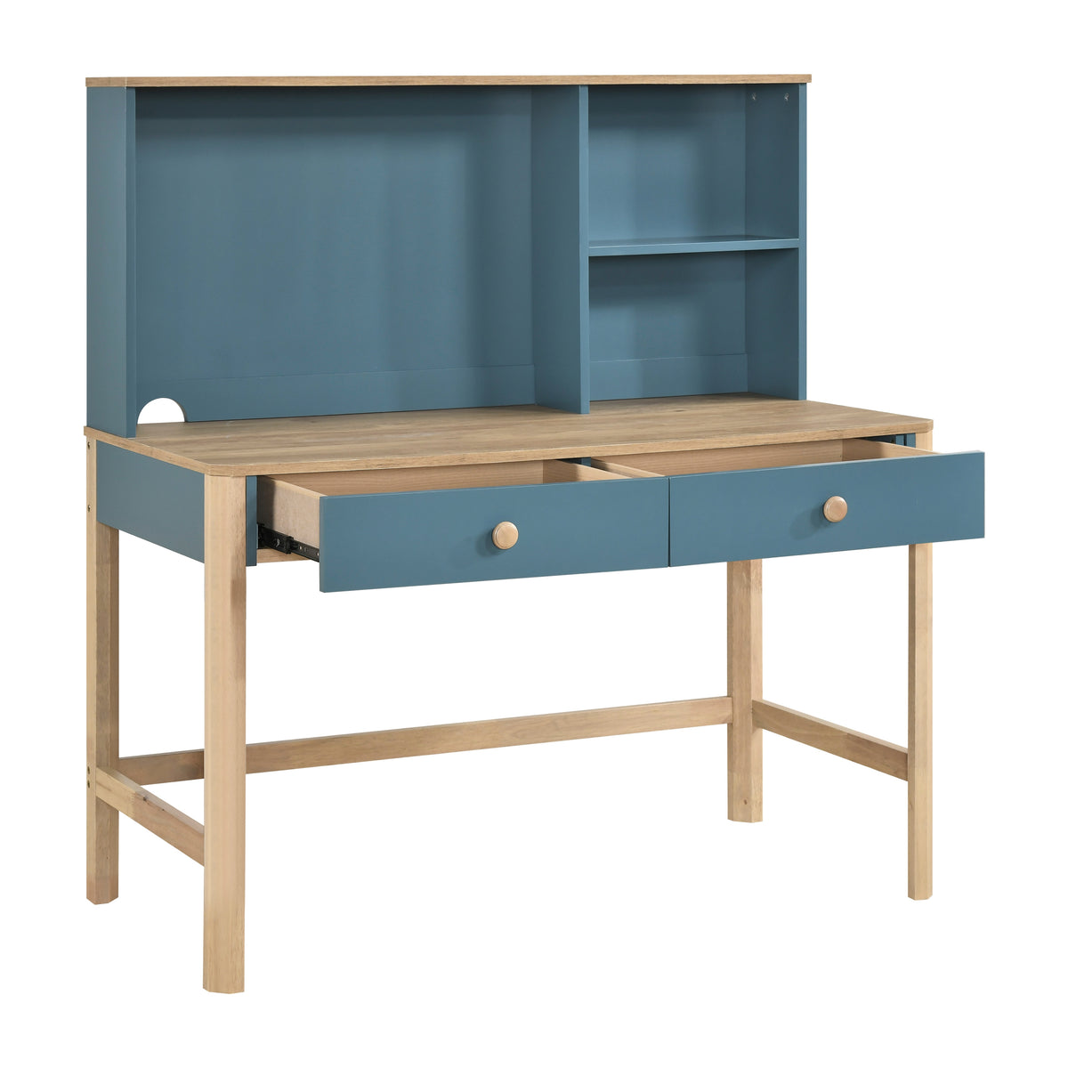 Liam Blue Hutch For Writing Desk - Ornate Home