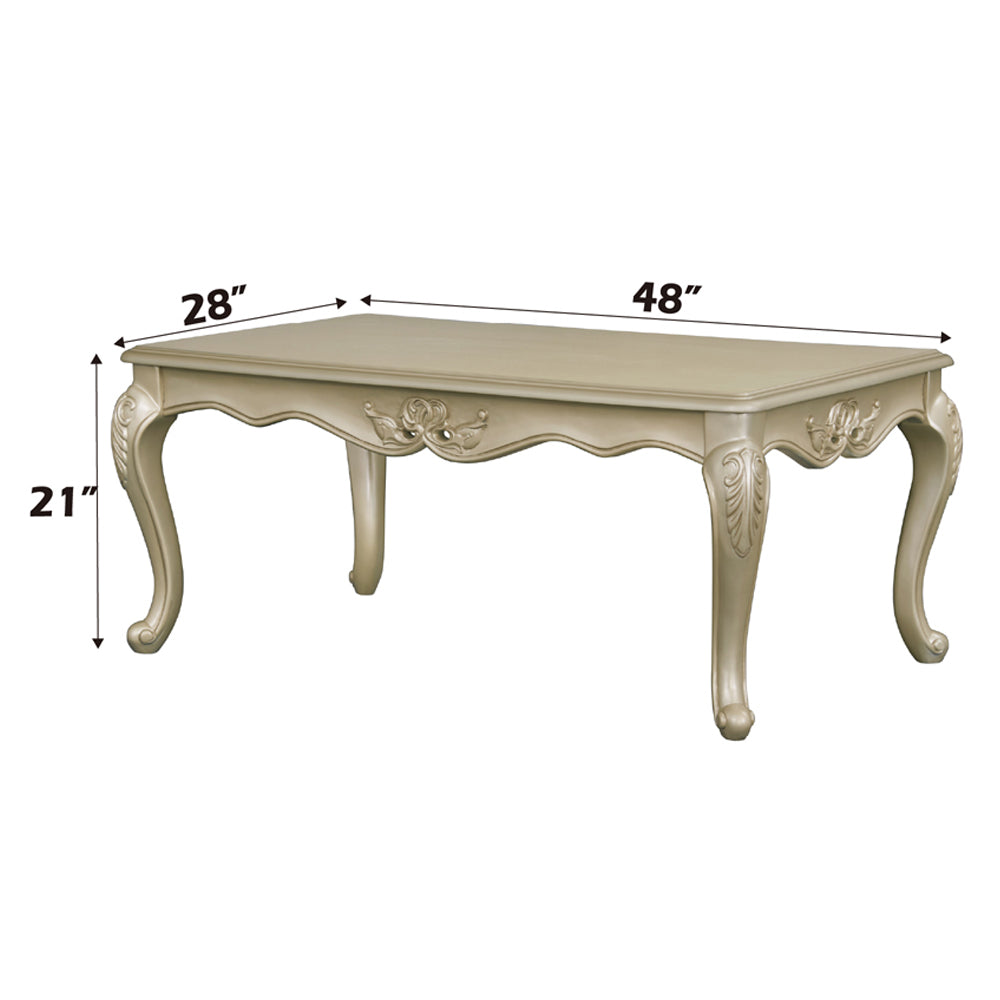 Libertee Champagne Coffee Table - Ornate Home