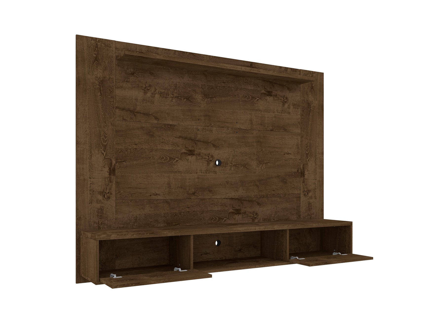 Liberty 70.86 Floating Entertainment Center in Rustic Brown - Ornate Home