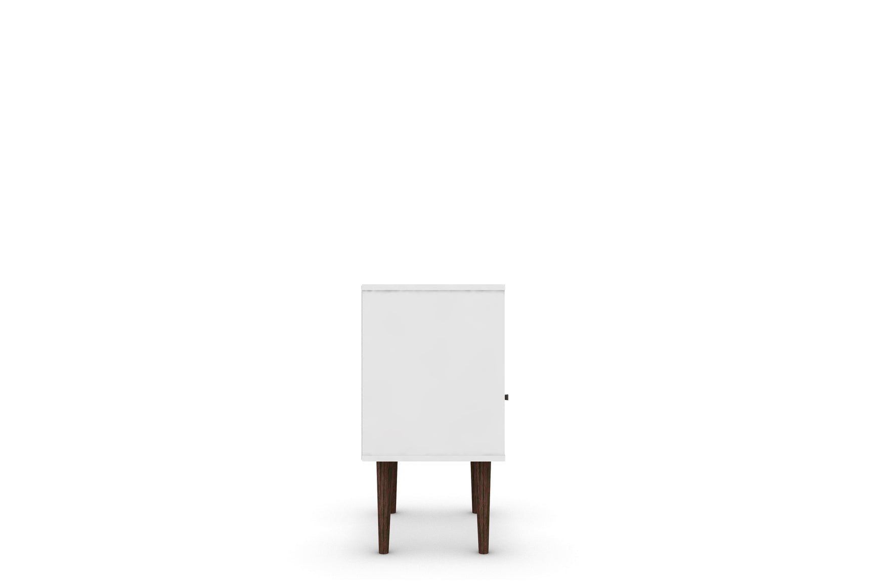 Liberty Mid-Century Modern Nightstand 1.0 in White - Ornate Home