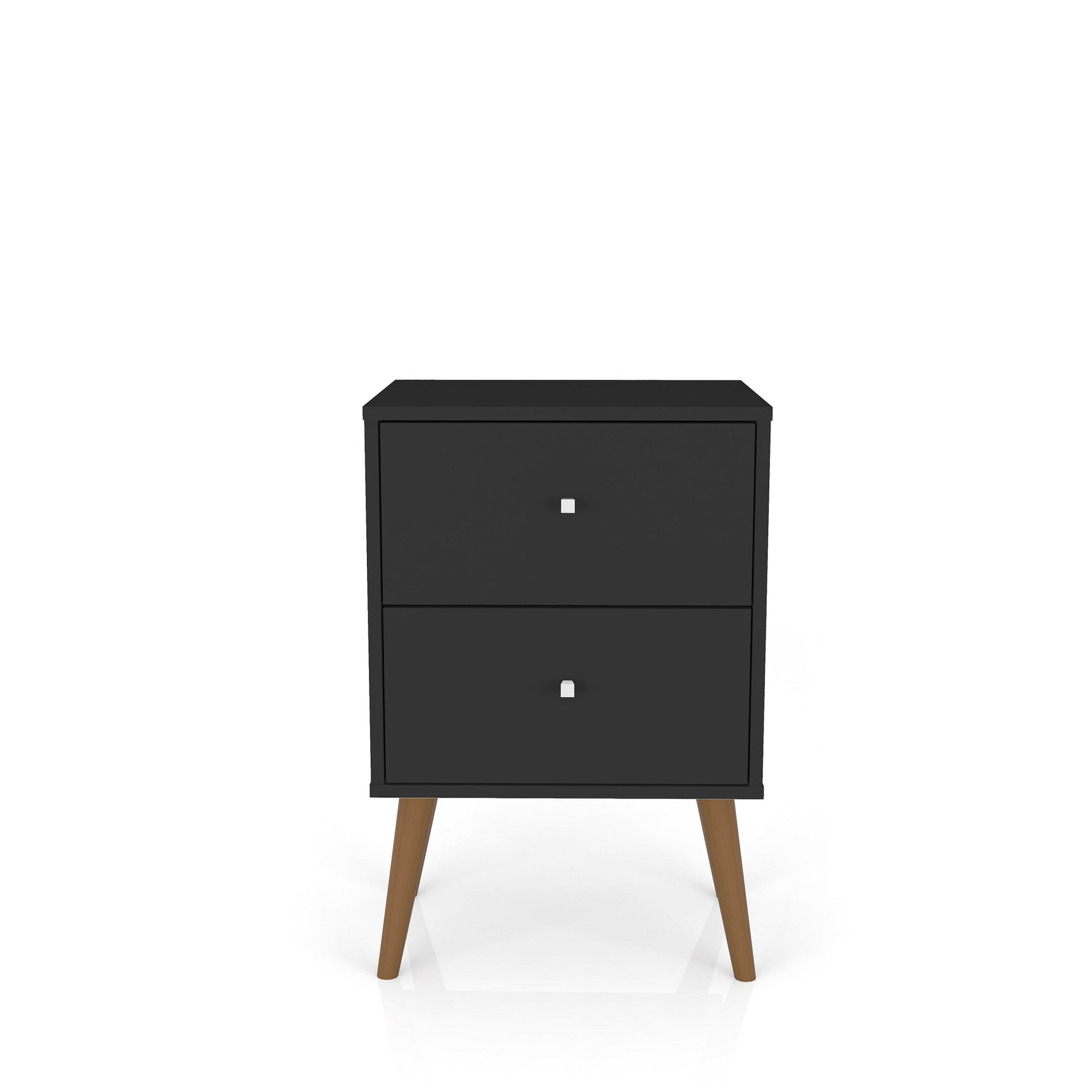 Liberty Nightstand 2.0 in Black - Ornate Home