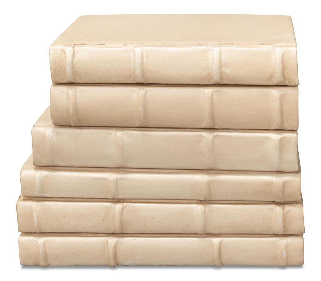 Library Luxe White Books (Set of 12) - Ornate Home
