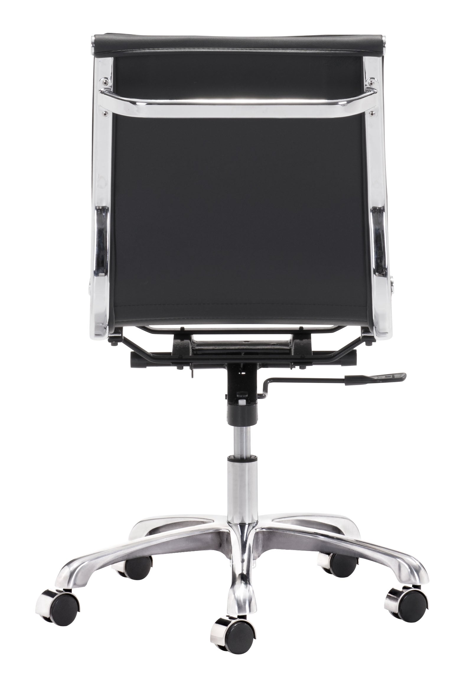 Lider Black Plus Armless Office Chair - Ornate Home