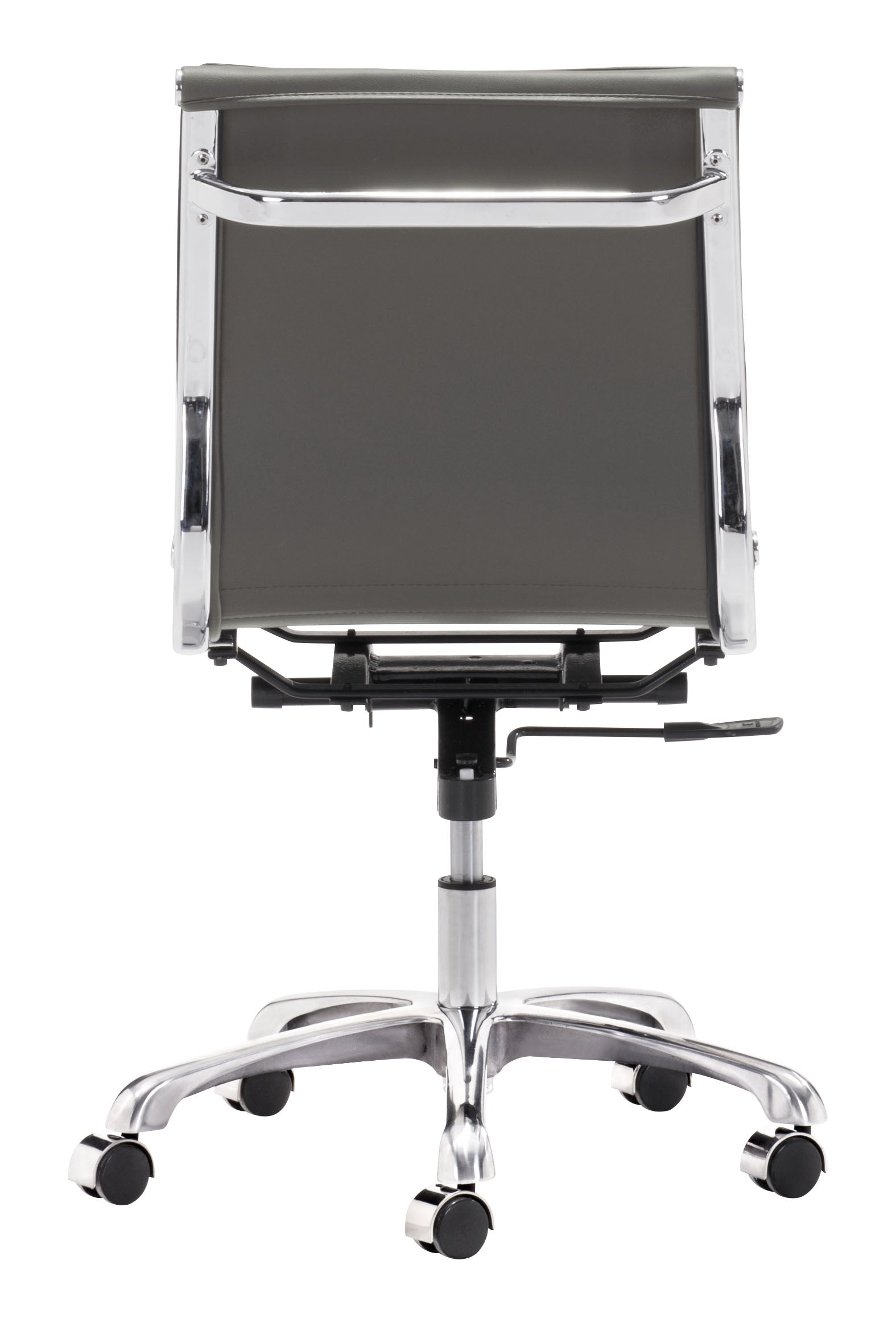 Lider Gray Plus Armless Office Chair - Ornate Home