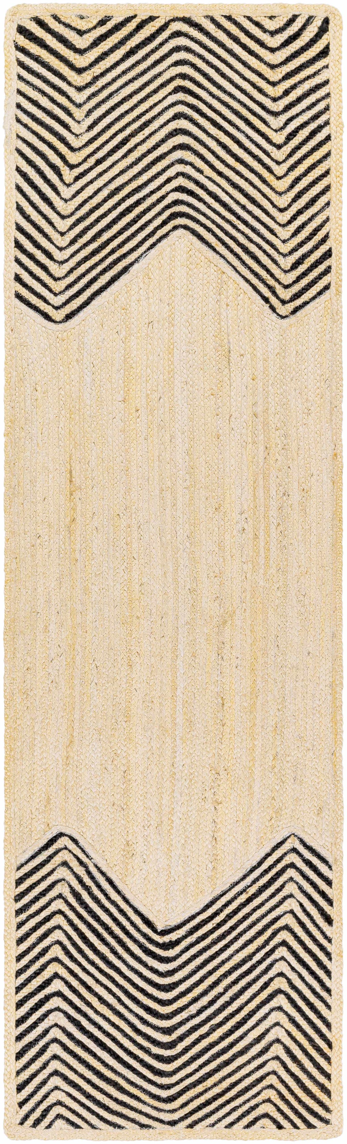 Light Beige Ringtead Jute Braided Carpet - Clearance - Ornate Home