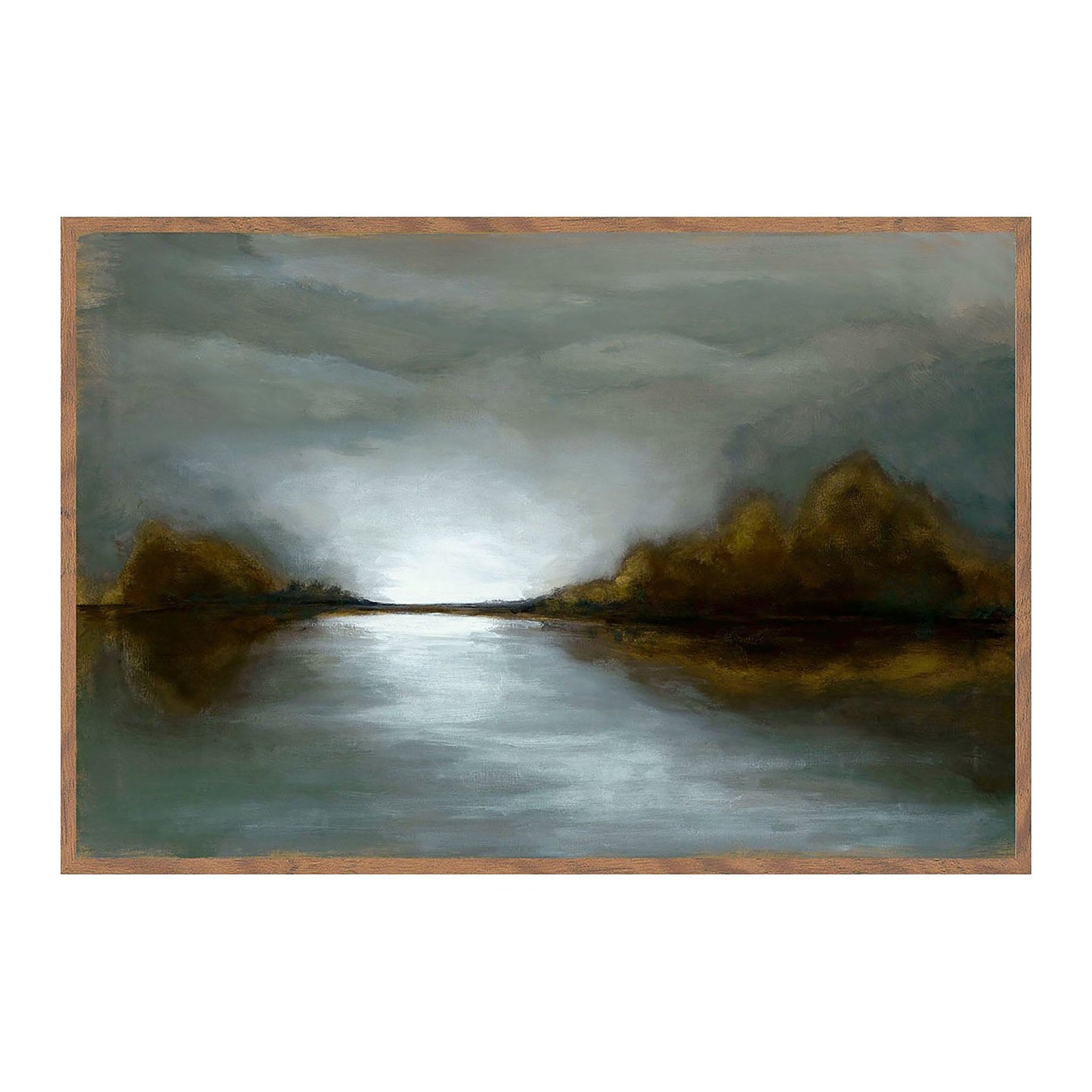 Lights Blue Painting 48x72 by Buddy Whitlock - Ornate Home