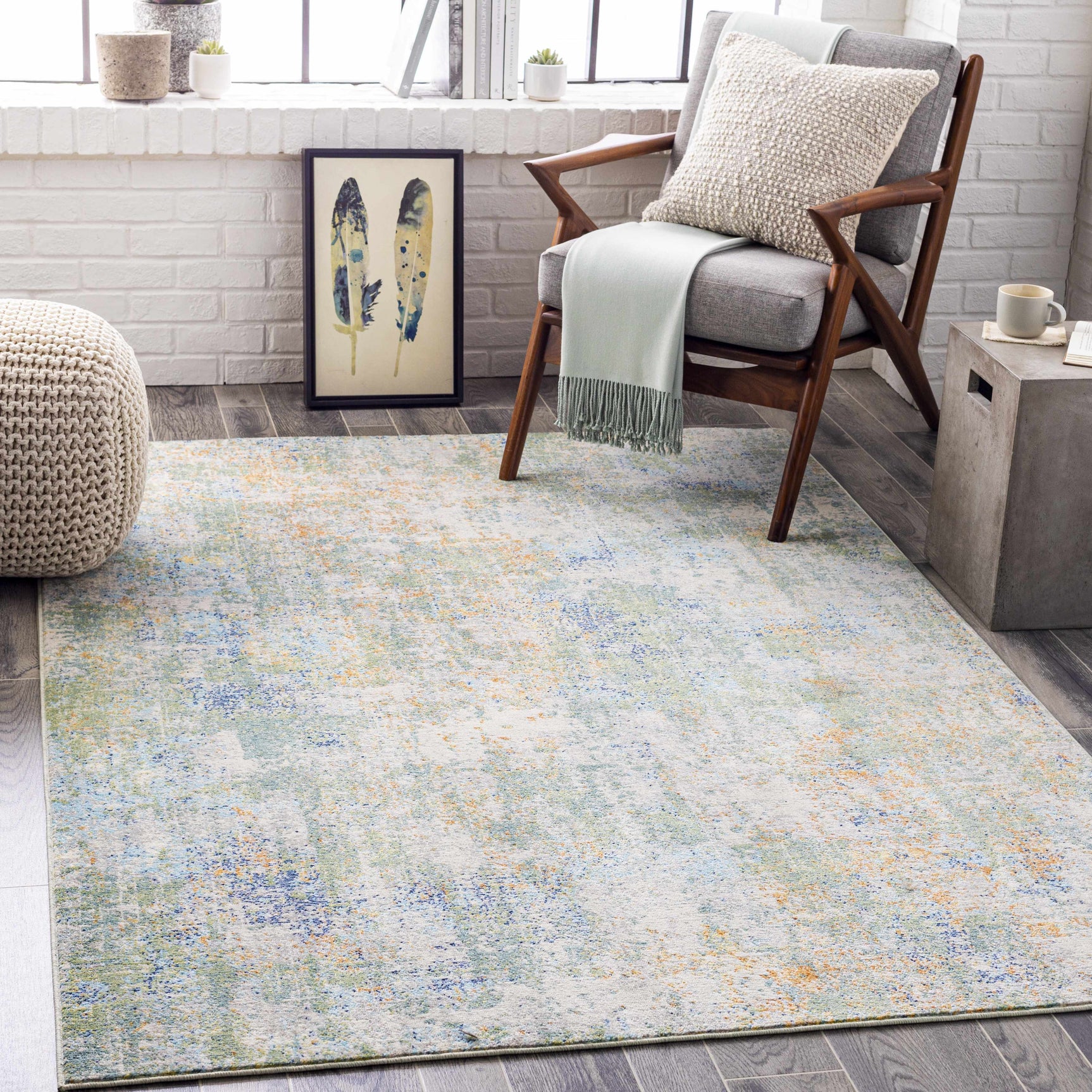 Lightwater Outdoor Area Rug - Ornate Home