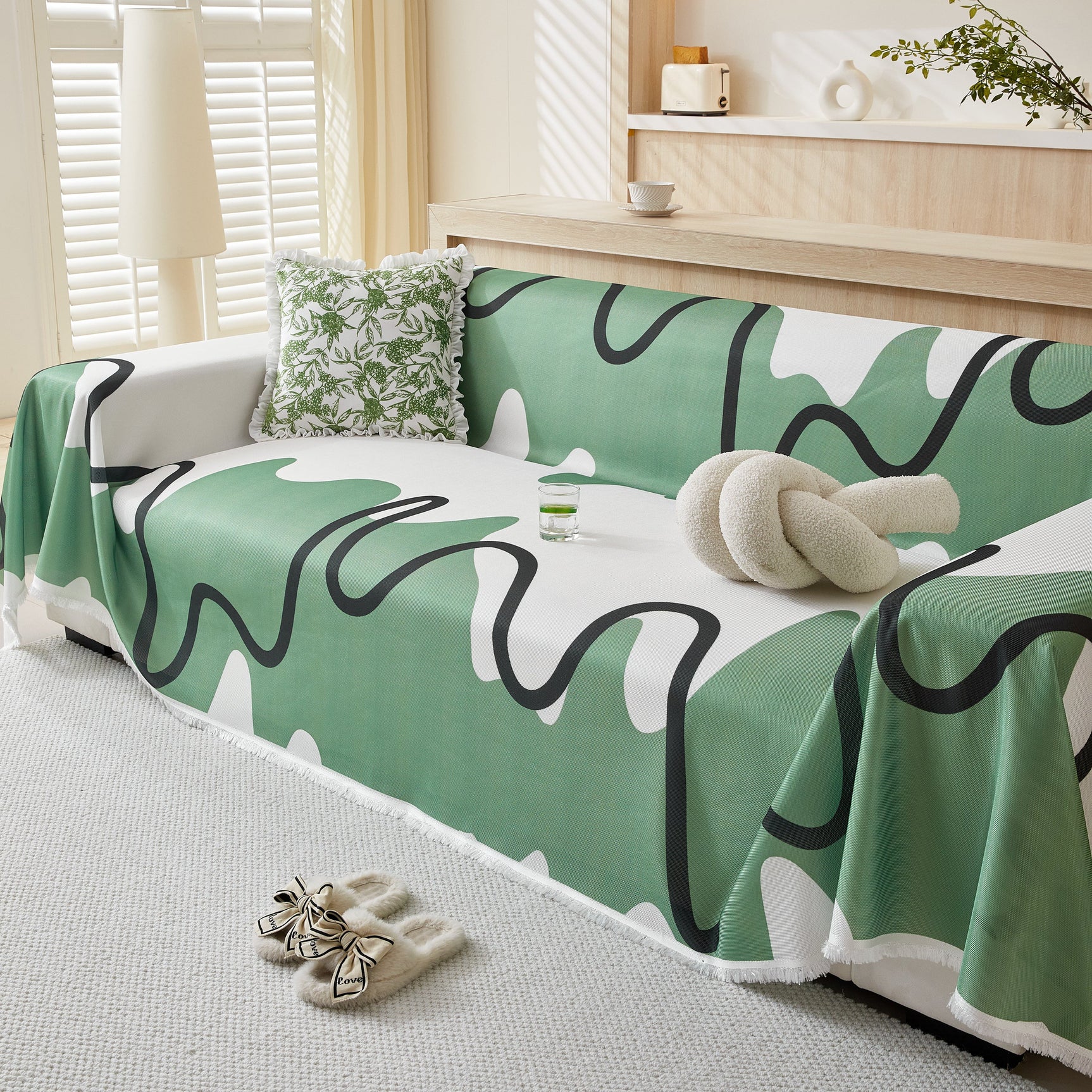Lightweight Washed Soft Breathable Throw Blanket Perfect for Summer, Great Blanket Layer for Couch - Ornate Home