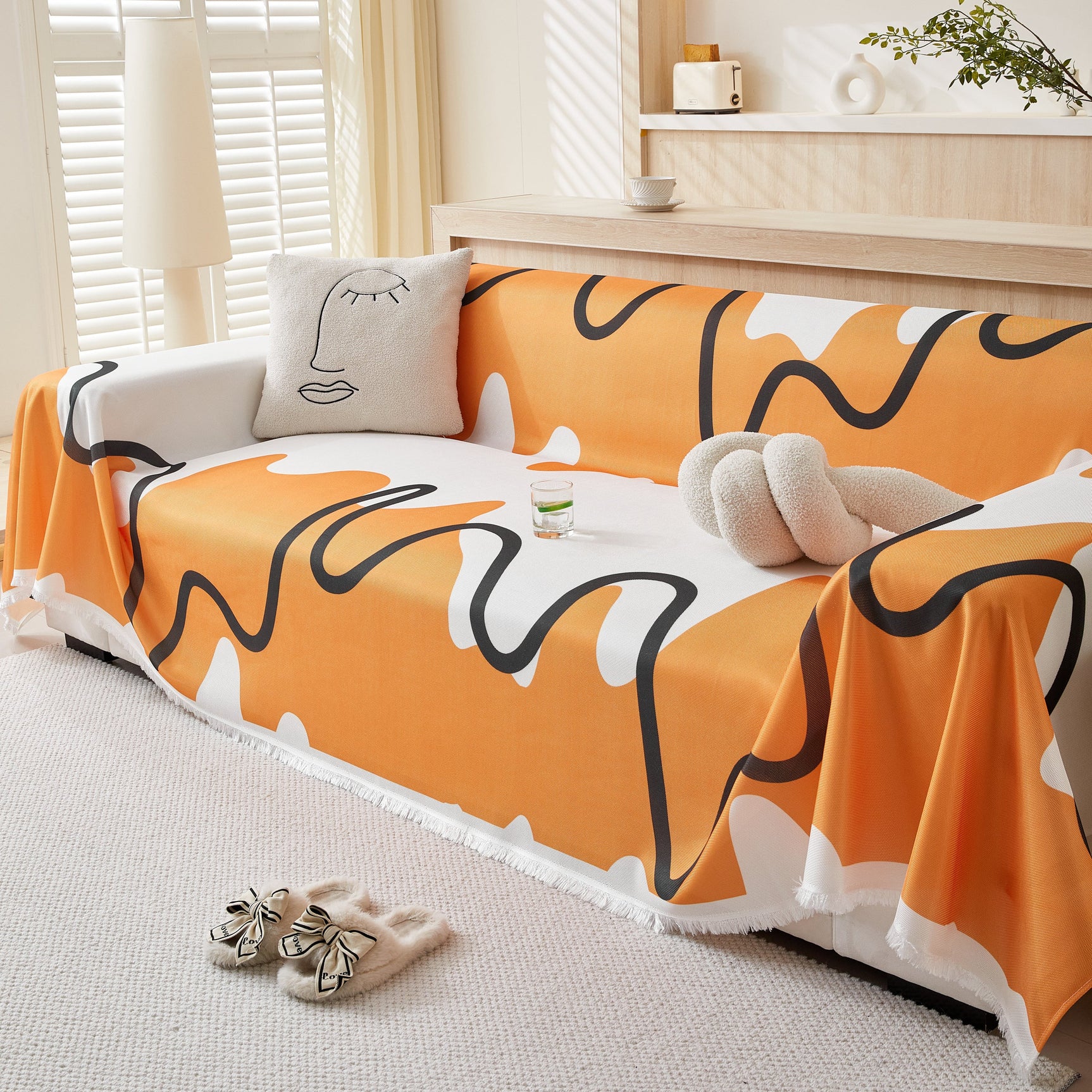 Lightweight Washed Soft Breathable Throw Blanket Perfect for Summer, Great Blanket Layer for Couch - Ornate Home