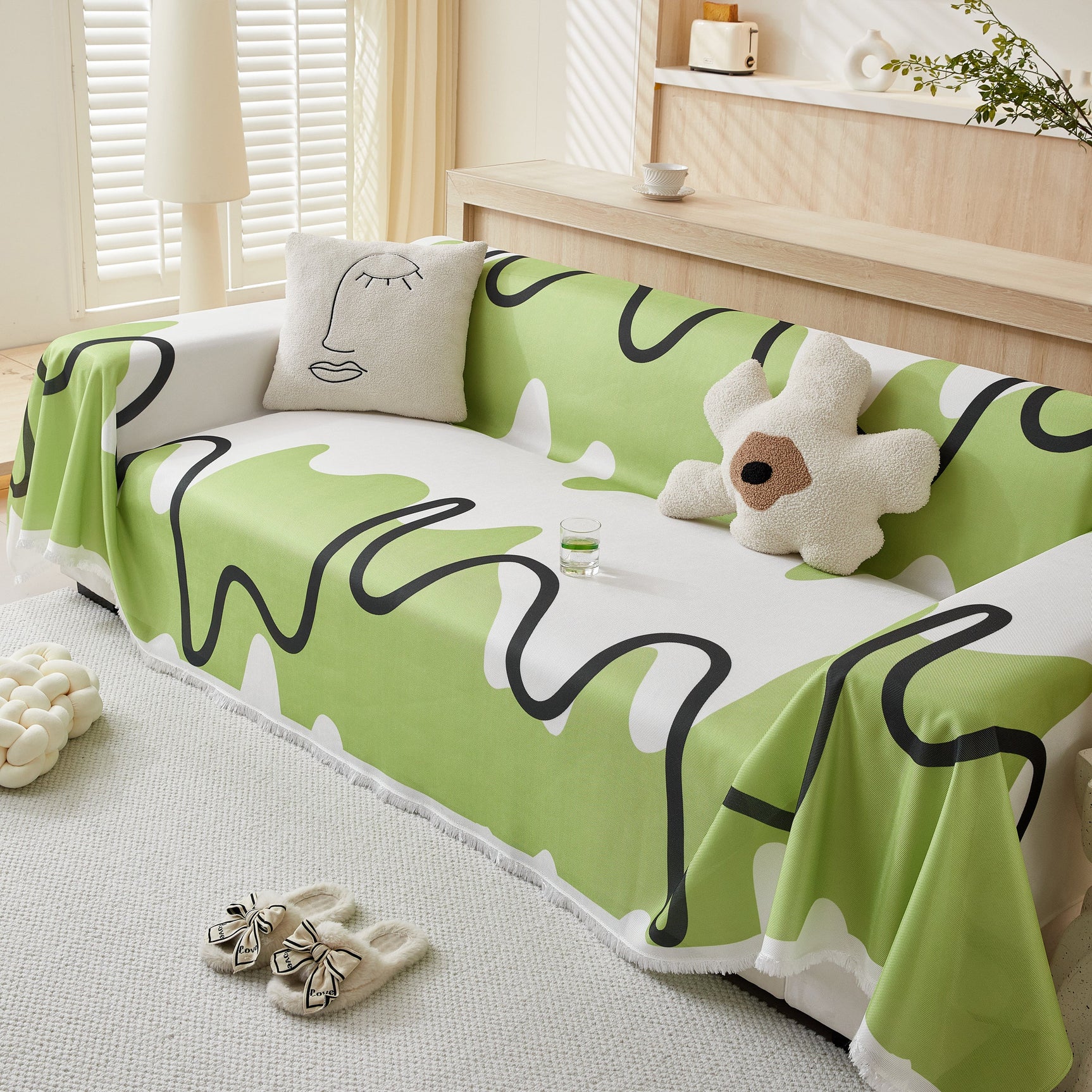 Lightweight Washed Soft Breathable Throw Blanket Perfect for Summer, Great Blanket Layer for Couch - Ornate Home