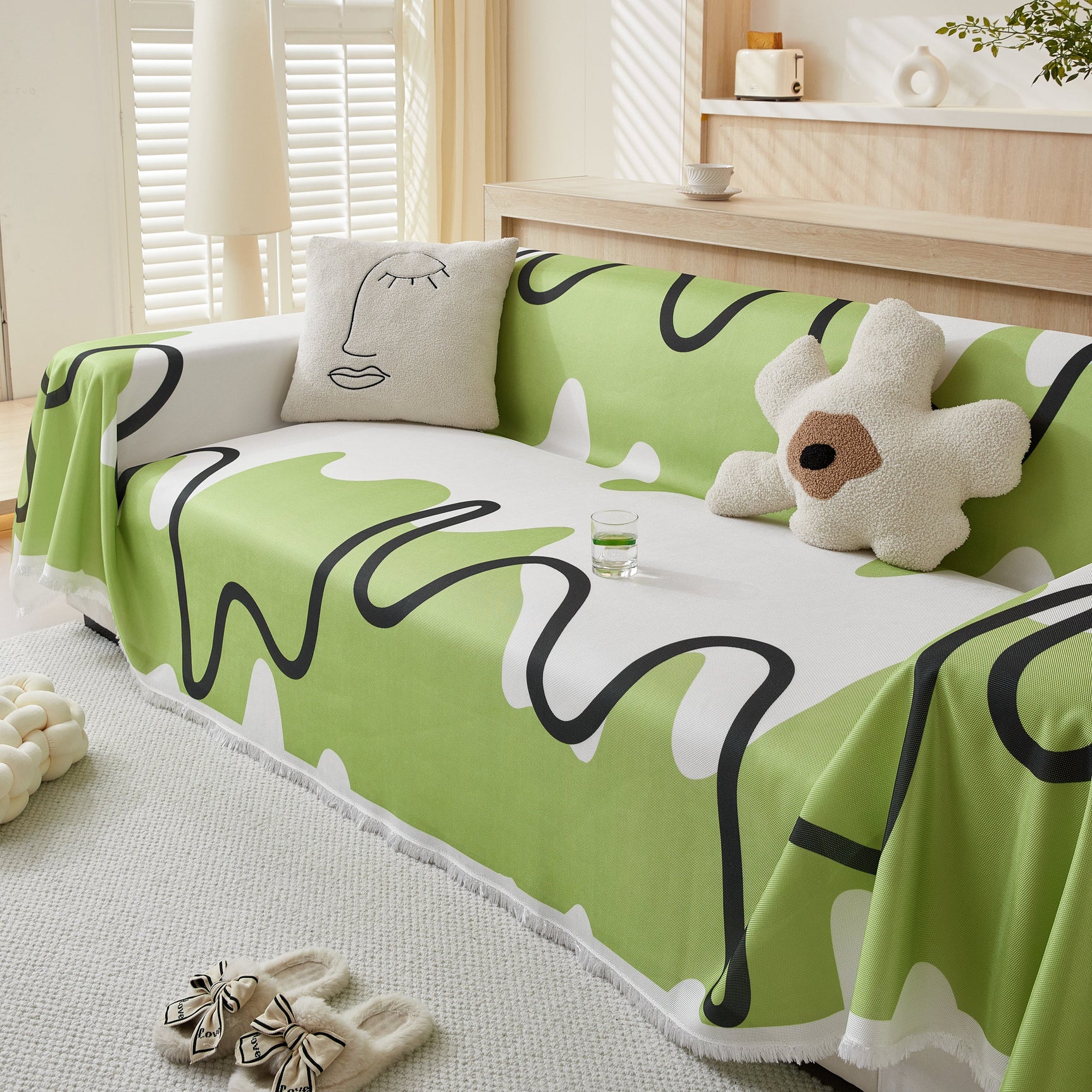 Lightweight Washed Soft Breathable Throw Blanket Perfect for Summer, Great Blanket Layer for Couch - Ornate Home