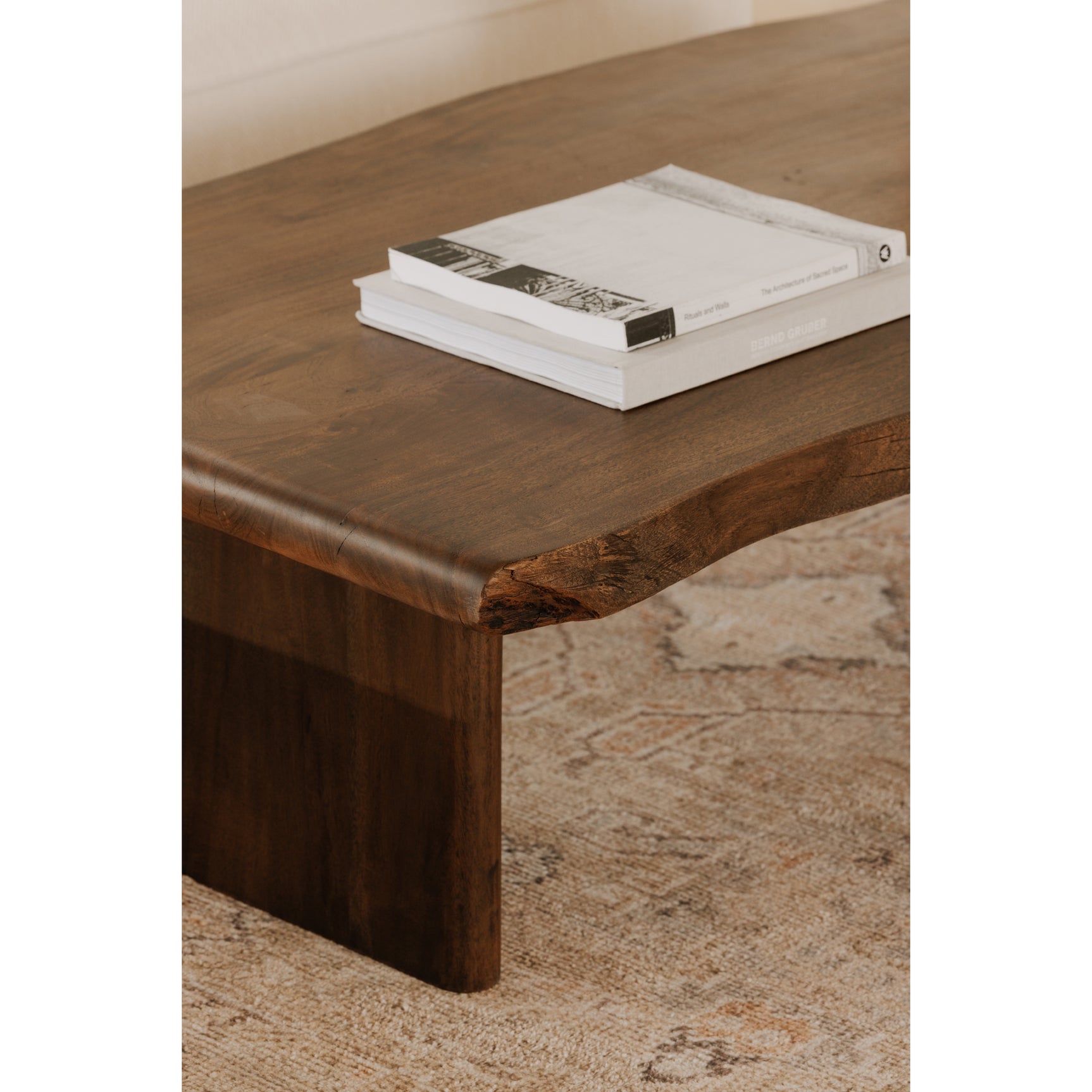 Lila Brown Coffee Table - Ornate Home