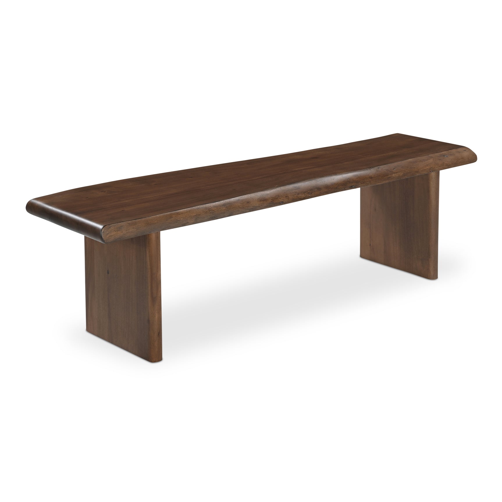 Lila Brown Small Dining Bench - Ornate Home