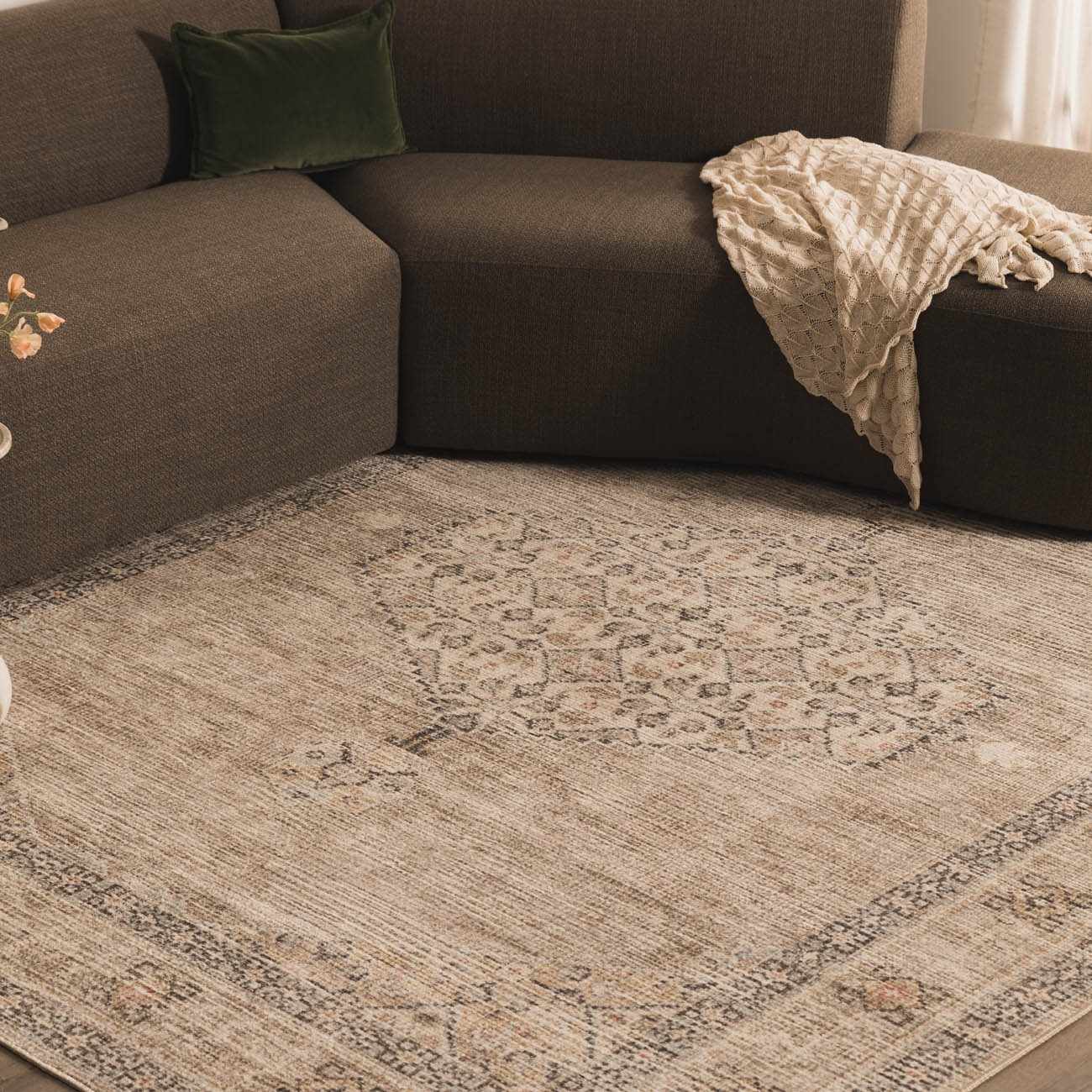 Lila Machine Woven Becki Owens x LIVABLISS BOLC-2301 Area Rug - Ornate Home