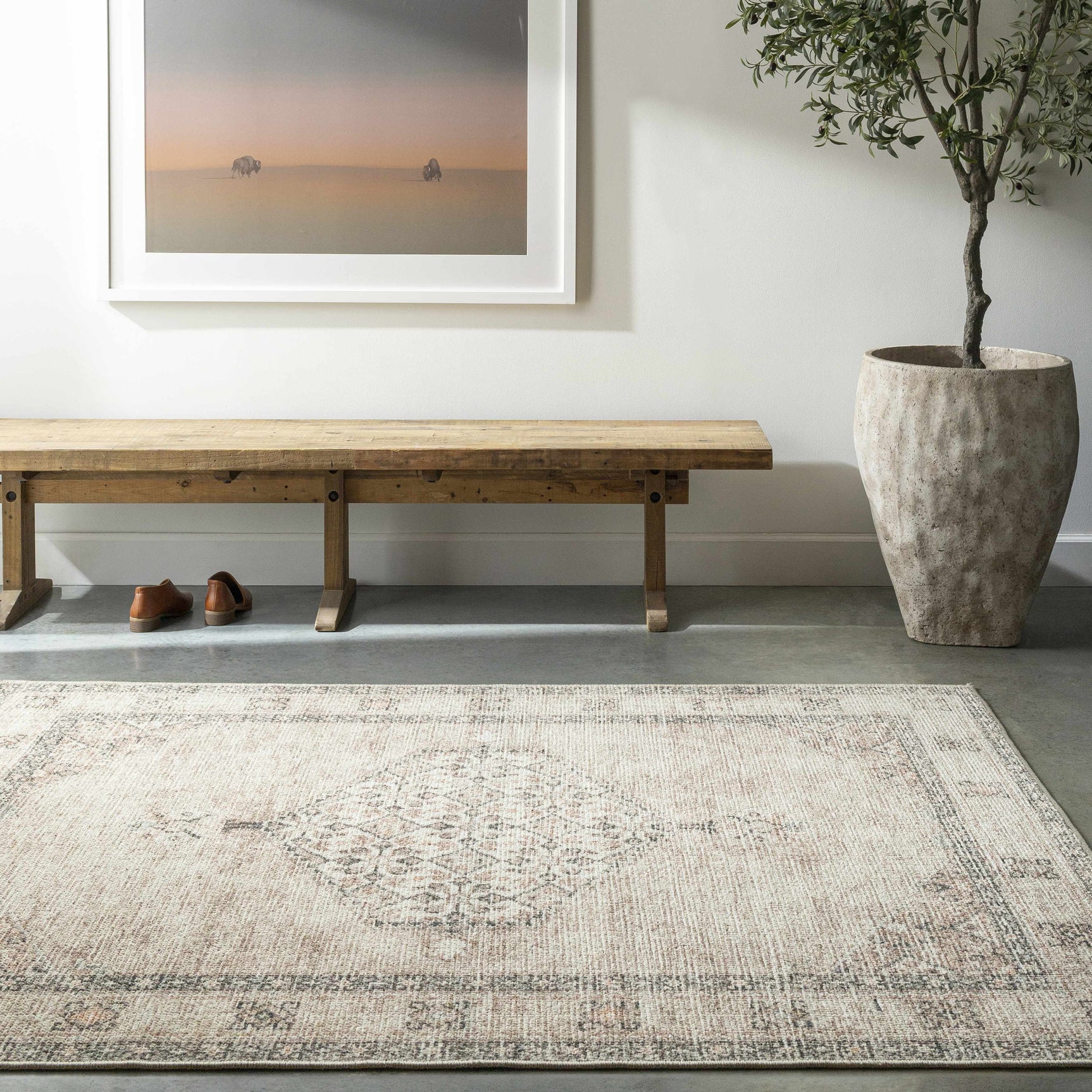 Lila Machine Woven Becki Owens x LIVABLISS BOLC-2302 Area Rug - Ornate Home