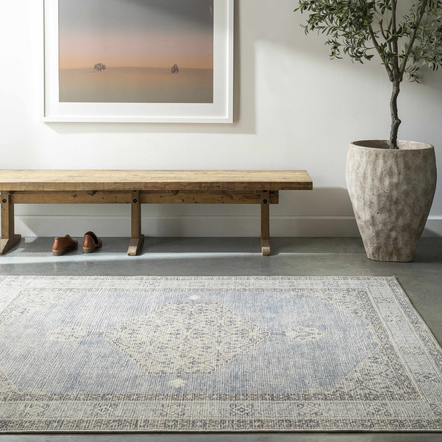 Lila Machine Woven Becki Owens x LIVABLISS BOLC-2303 Area Rug - Ornate Home