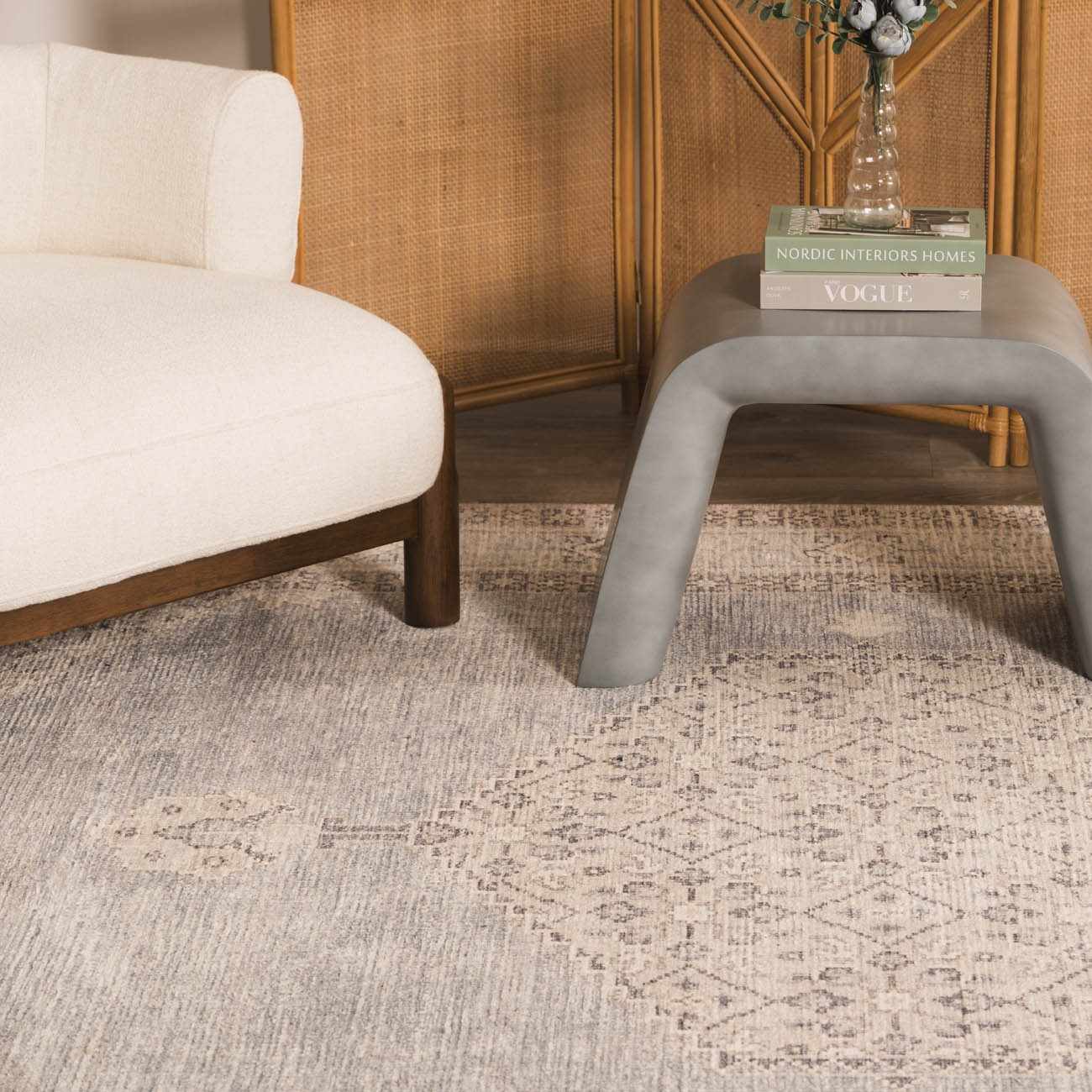 Lila Machine Woven Becki Owens x LIVABLISS BOLC-2303 Area Rug - Ornate Home