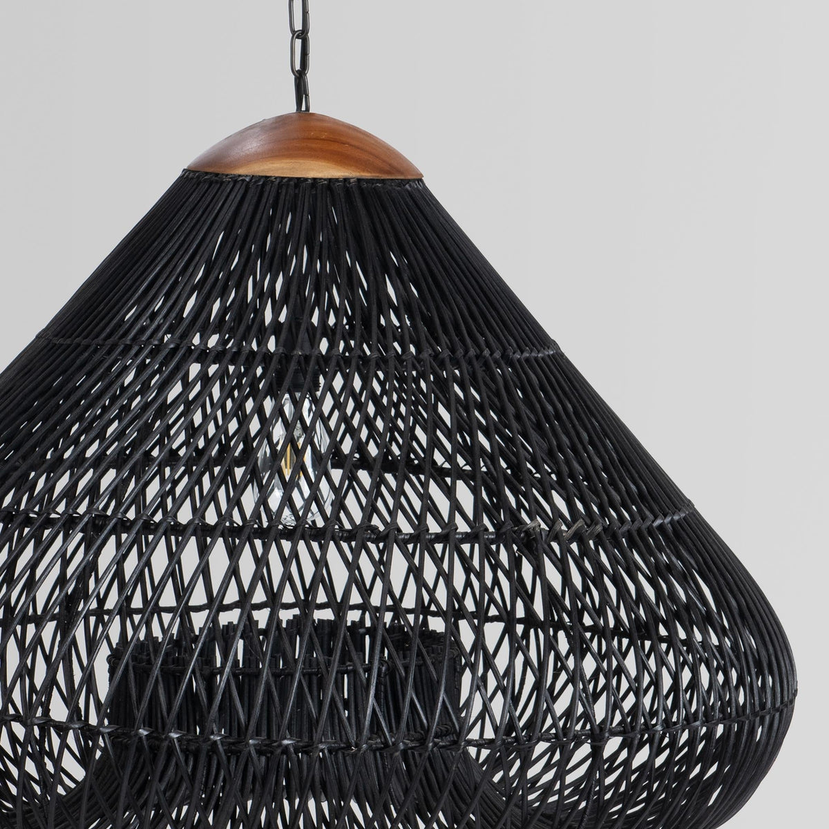 Lili Black 31.5" Ceiling Light