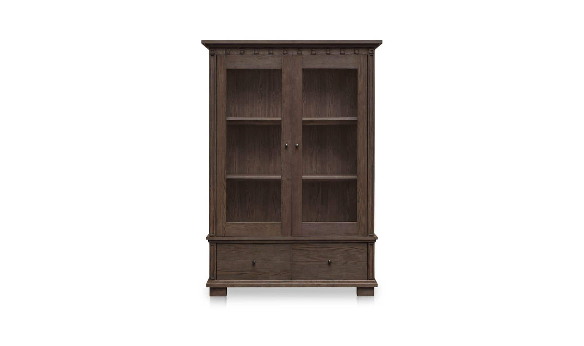 Lillian Dark Brown Tall Cabinet - Ornate Home