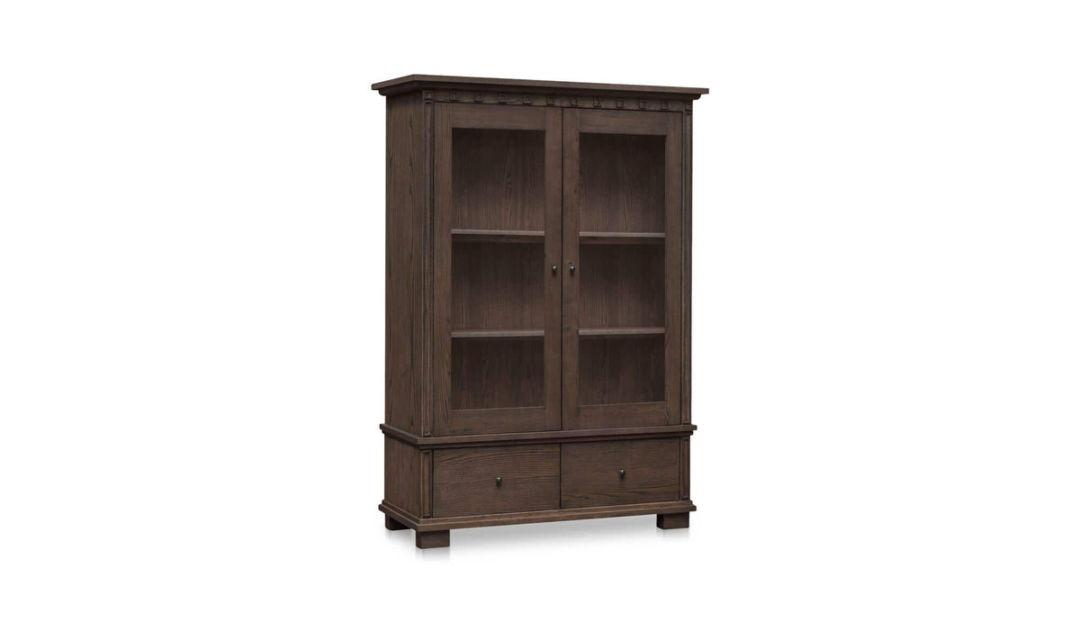 Lillian Dark Brown Tall Cabinet - Ornate Home