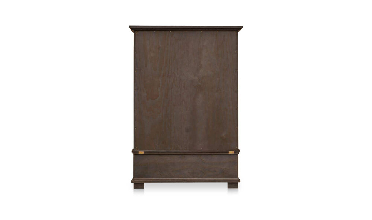 Lillian Dark Brown Tall Cabinet - Ornate Home