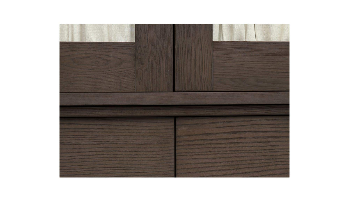 Lillian Dark Brown Tall Cabinet - Ornate Home