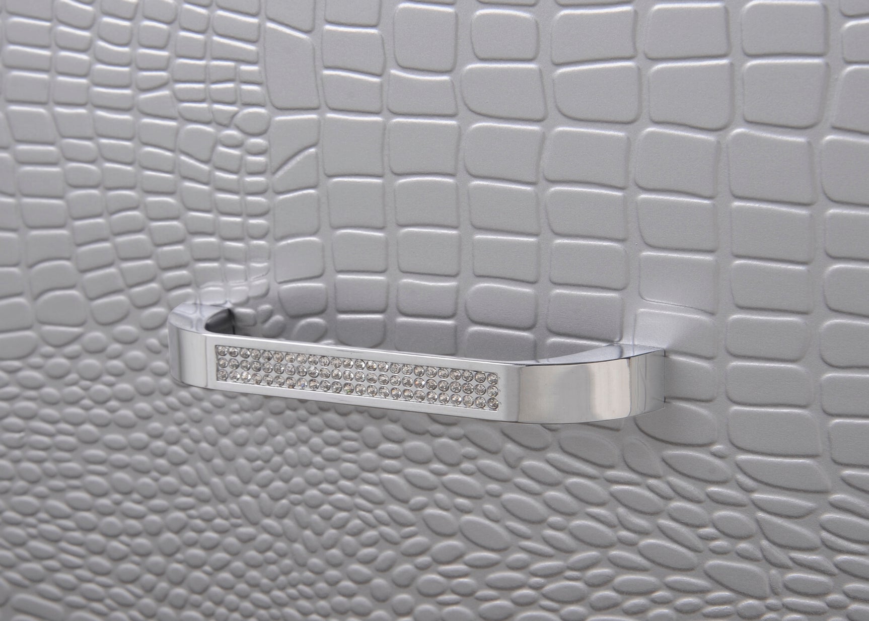 Lillian Silver LED Panel Bedroom Set - Ornate Home