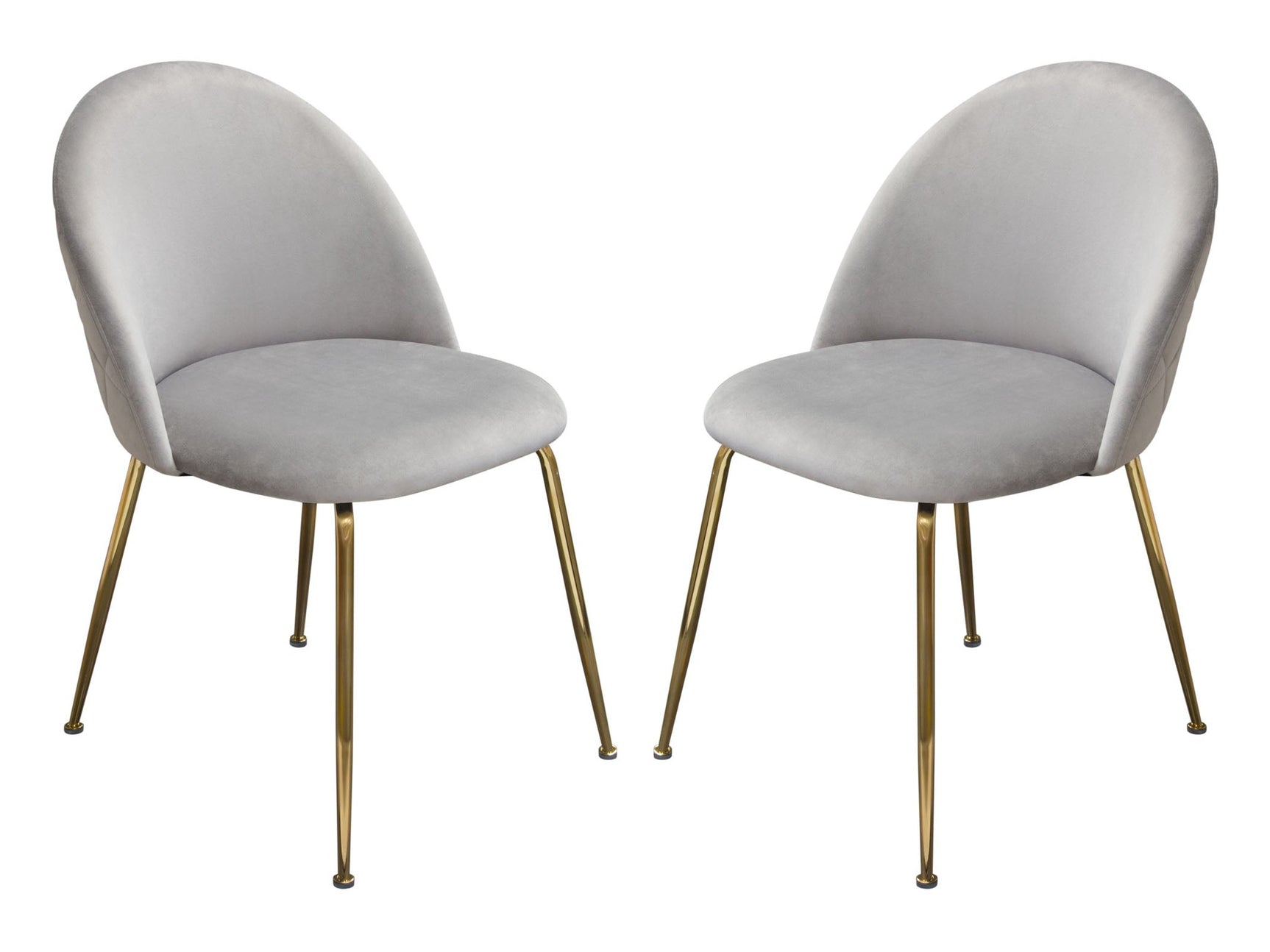 Lilly Grey Dining Chairs (Set of 2) - Ornate Home